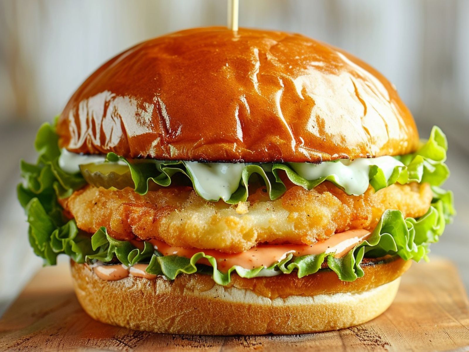 Fish Burger.