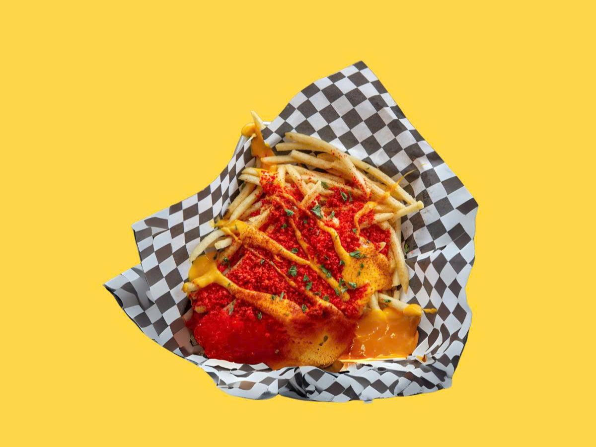 Hot Cheetos Fries (bigger portion).