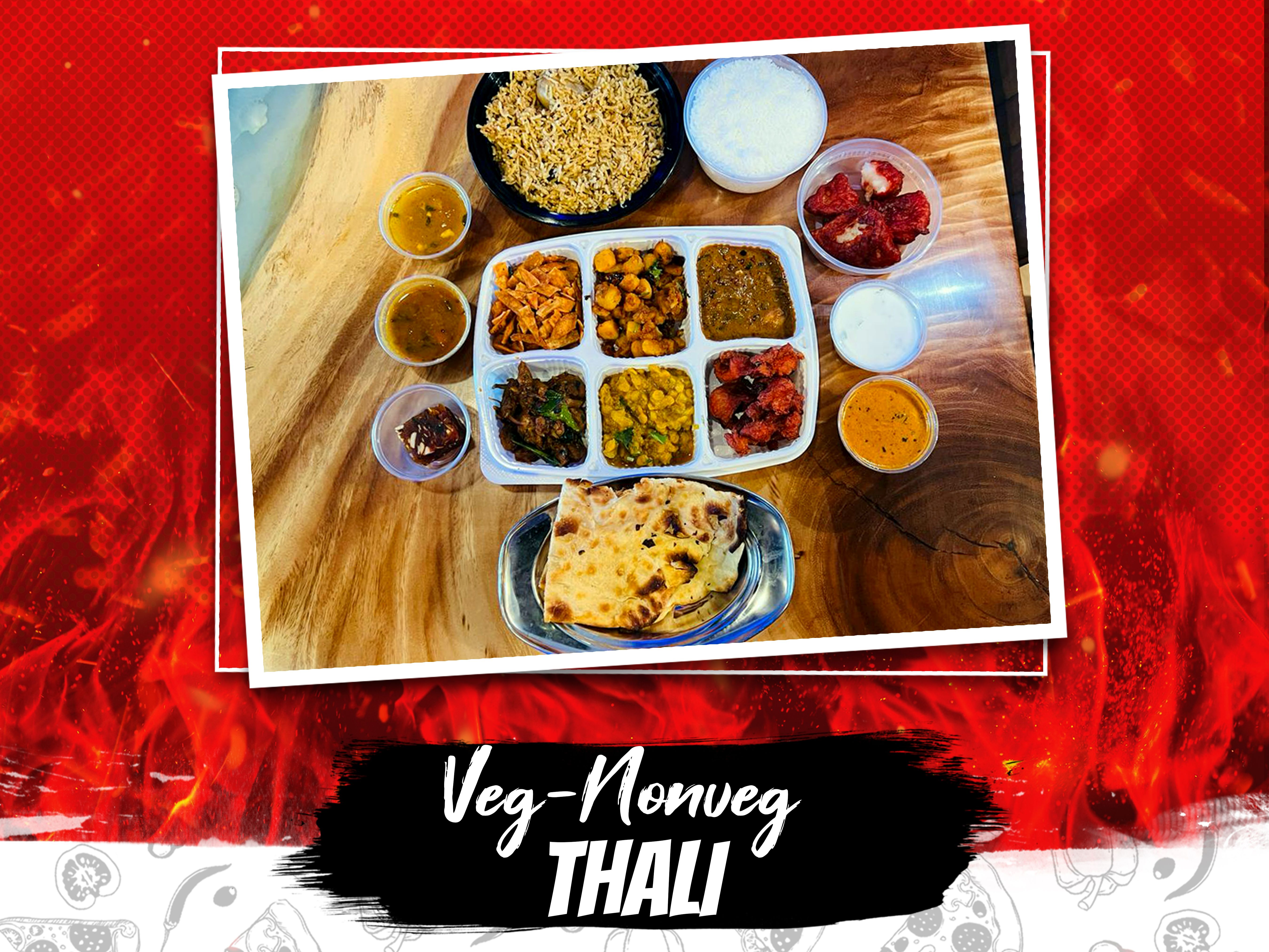 Marina Royal Veg Thali.