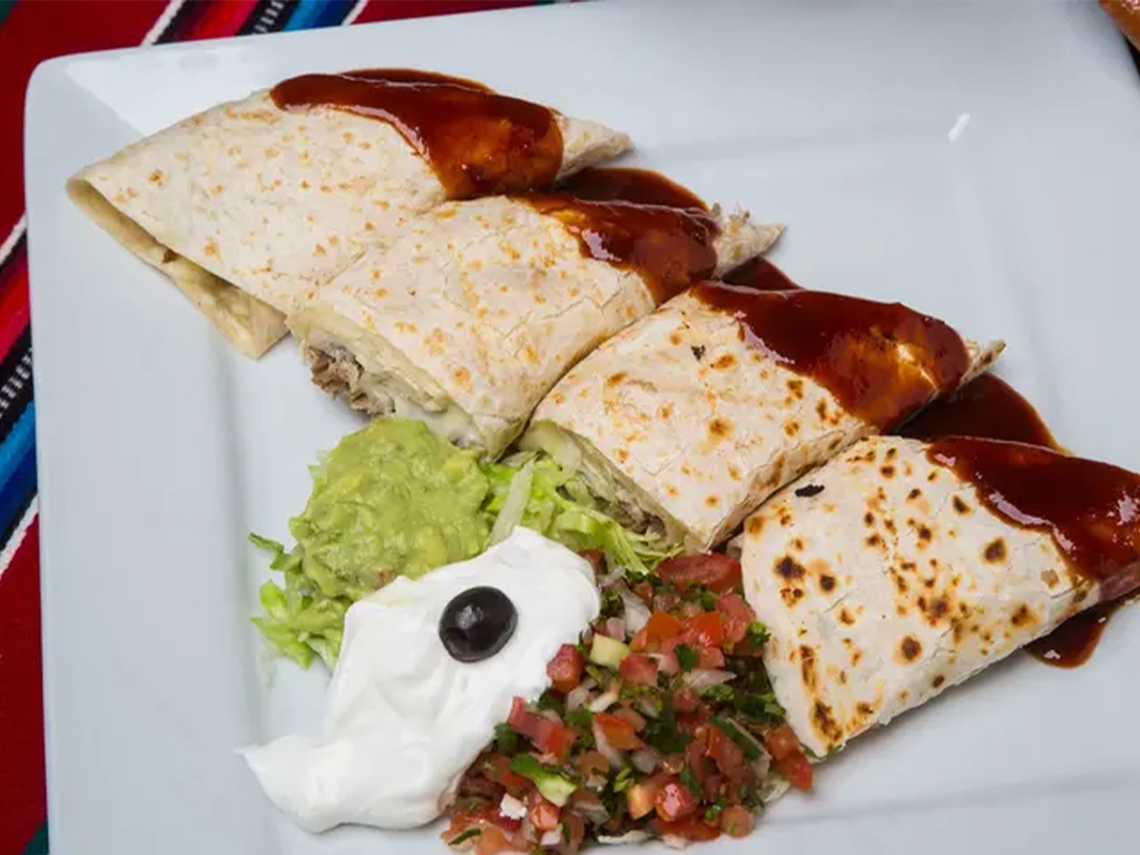 BBQ Pulled Pork Quesadilla.