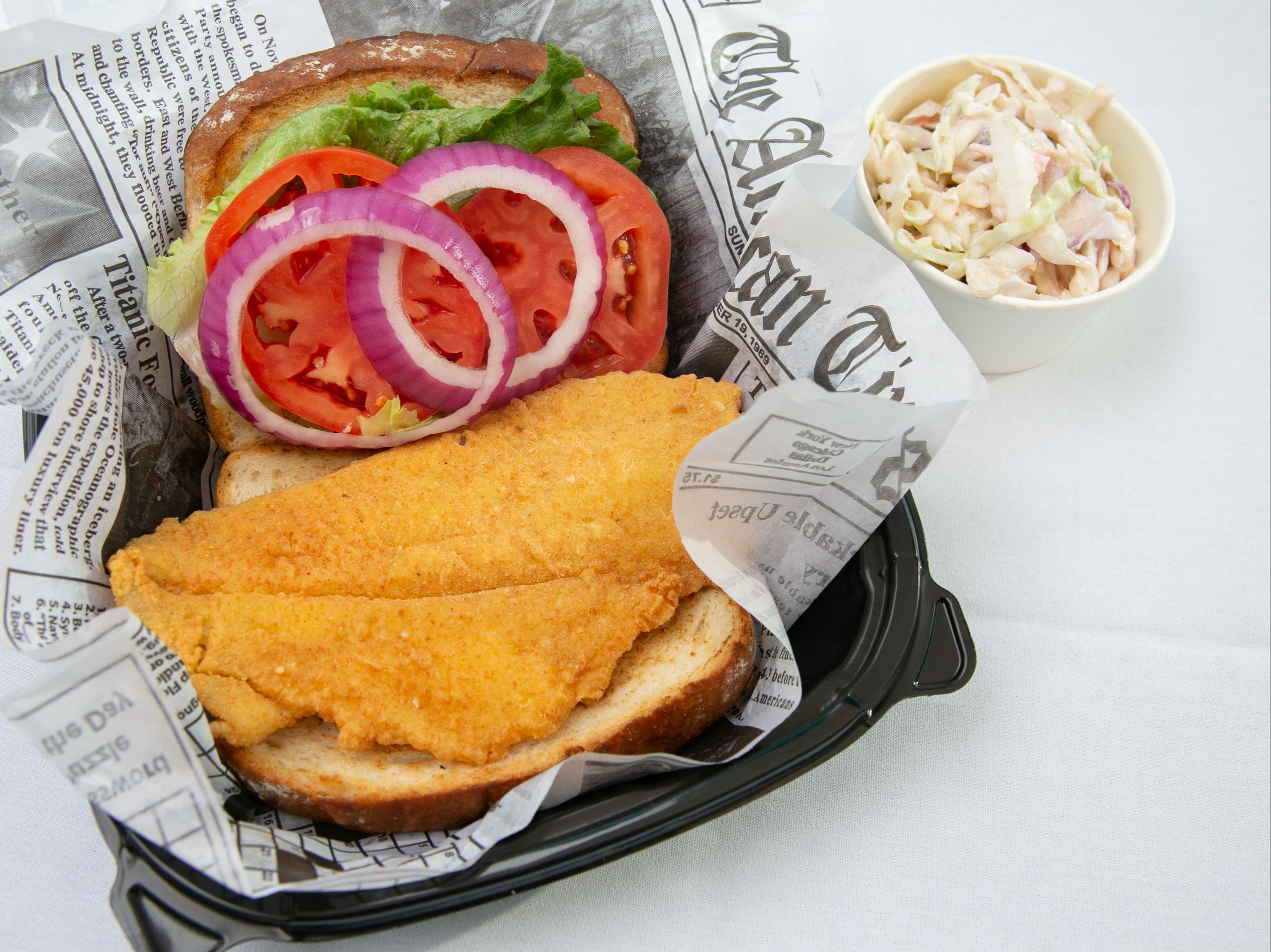 Flounder Sandwich.