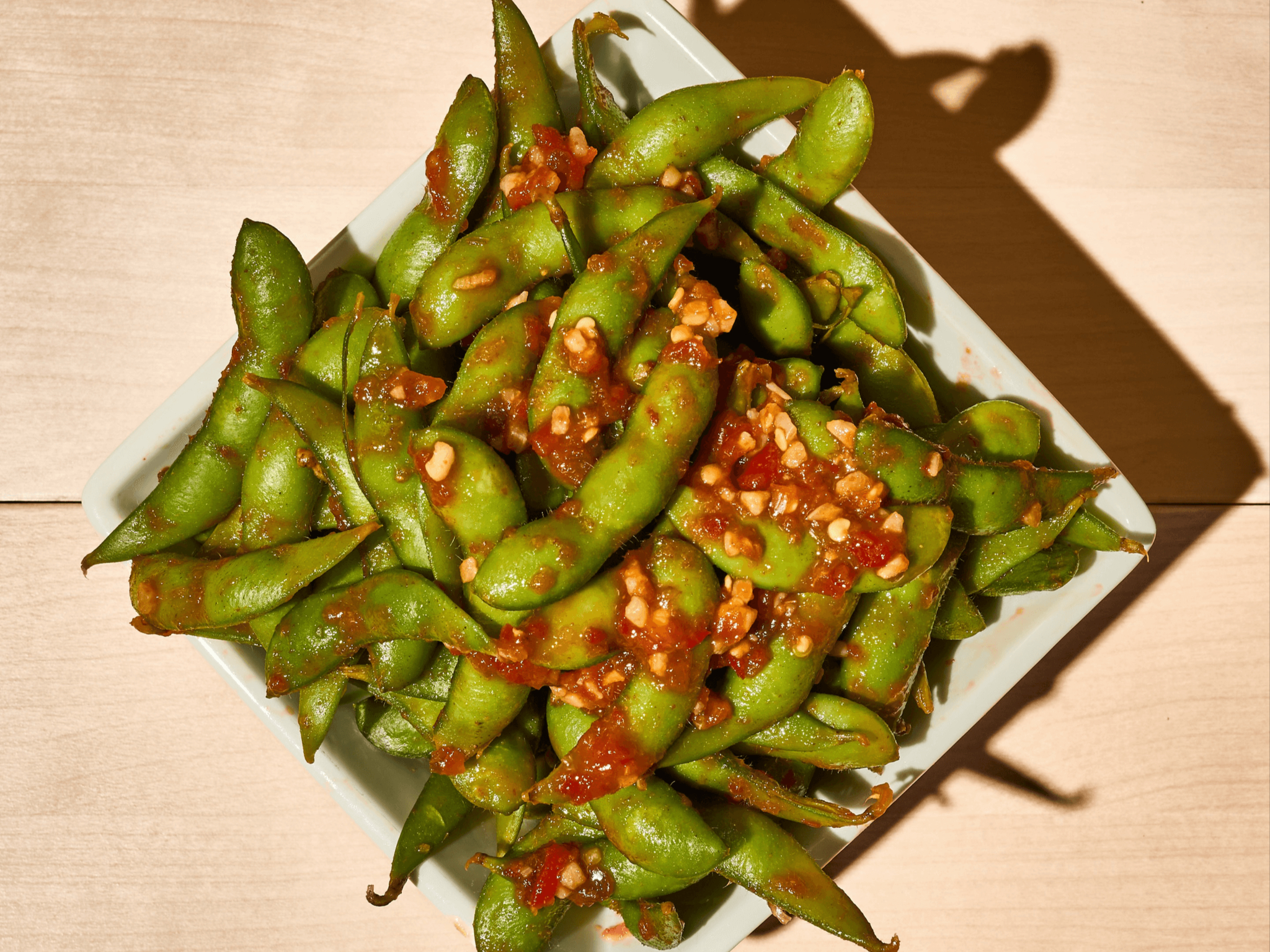 Spicy Edamame.