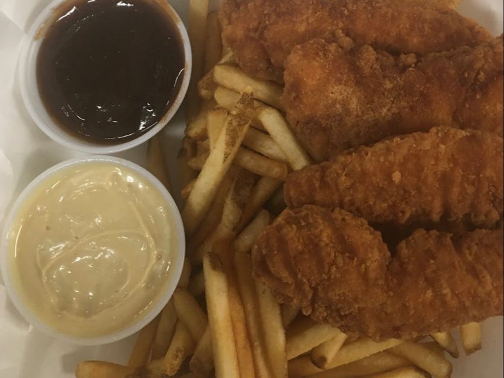 Chicken Tenders & Fries Combo.