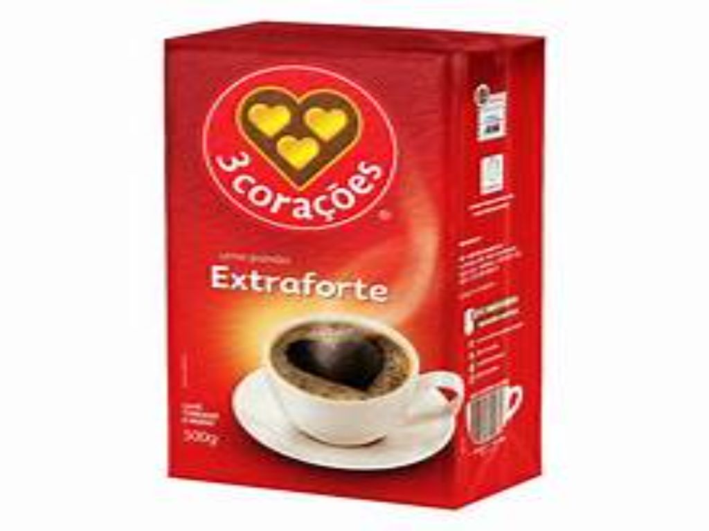 3 Coracoes Cafe Torrado e Moido Extraforte 500g.