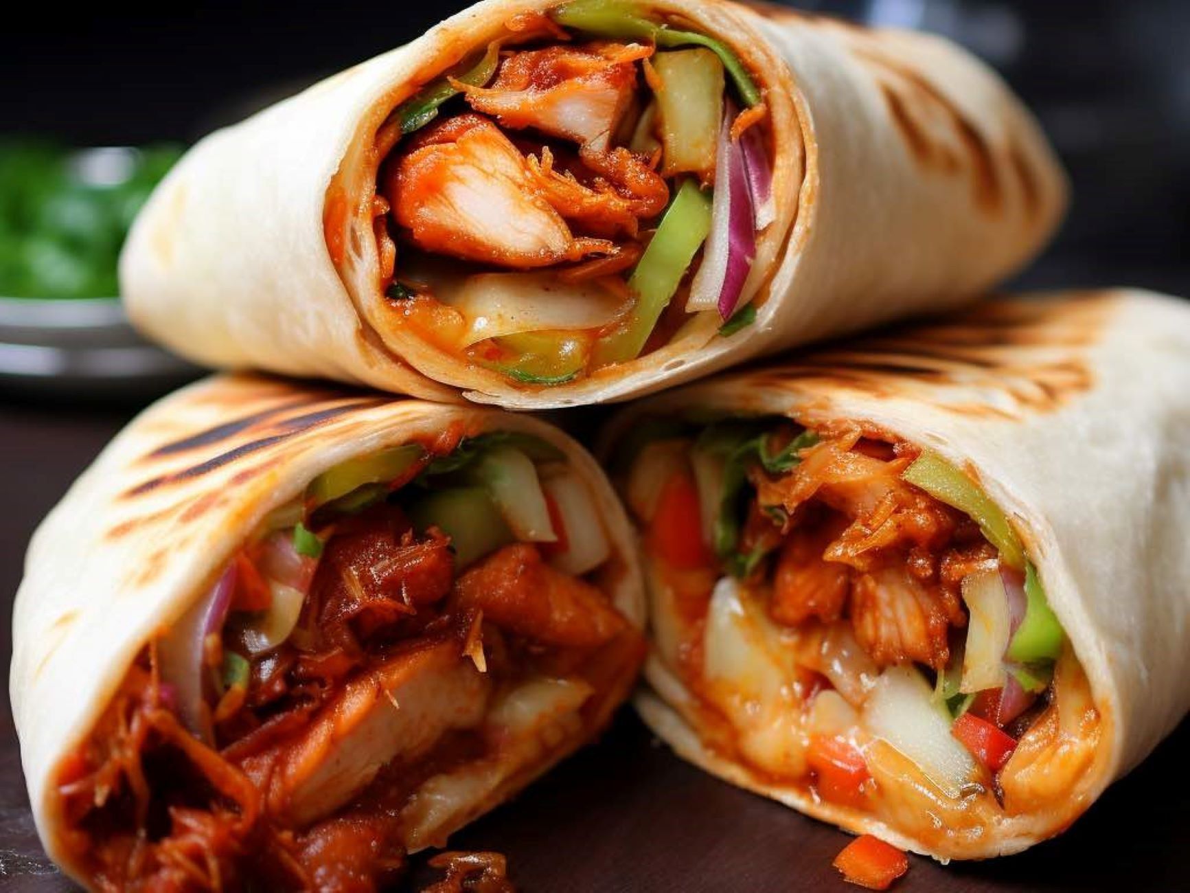 Chicken Kathi roll.
