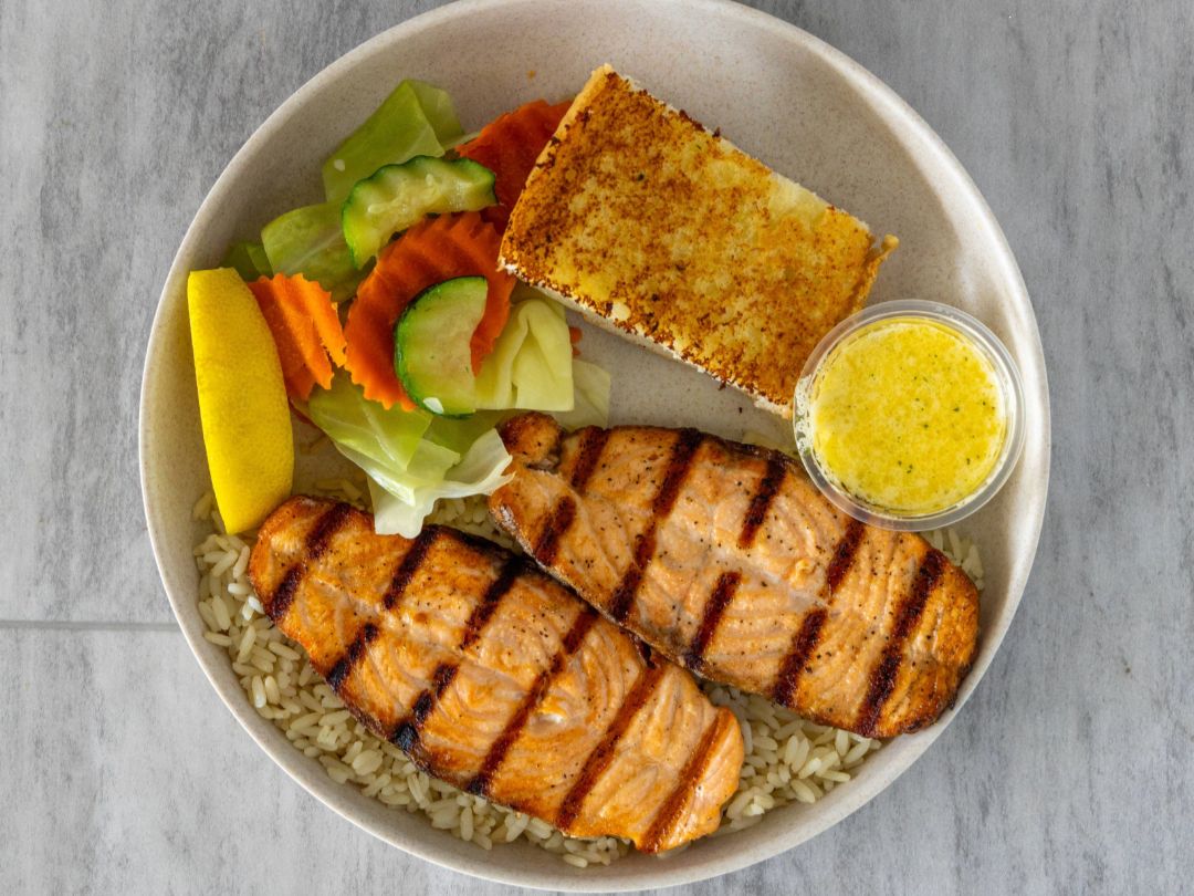 Grilled Salmon Plate