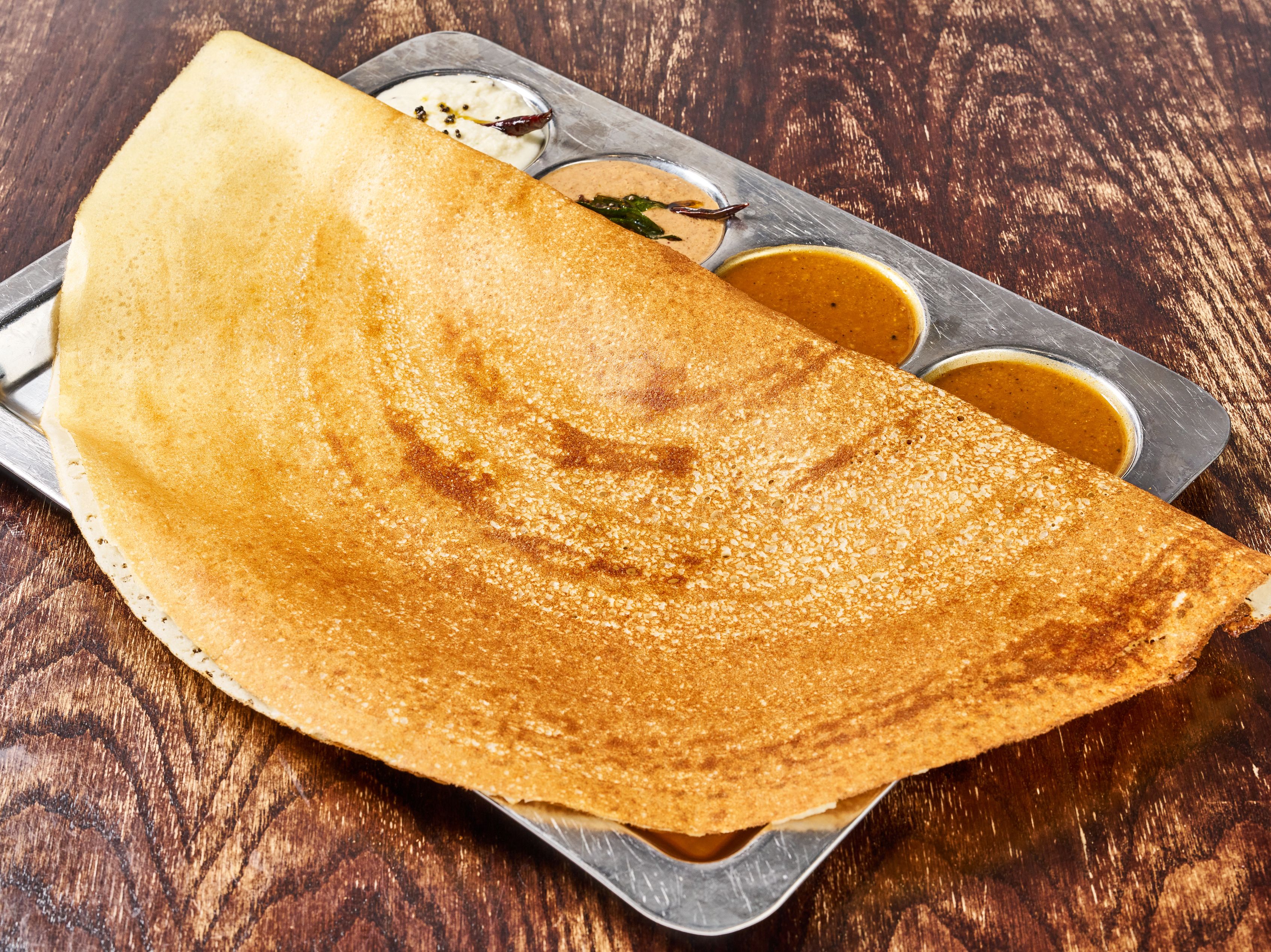 Karampodi Dosa (Special Podi With Ghee) (GF).