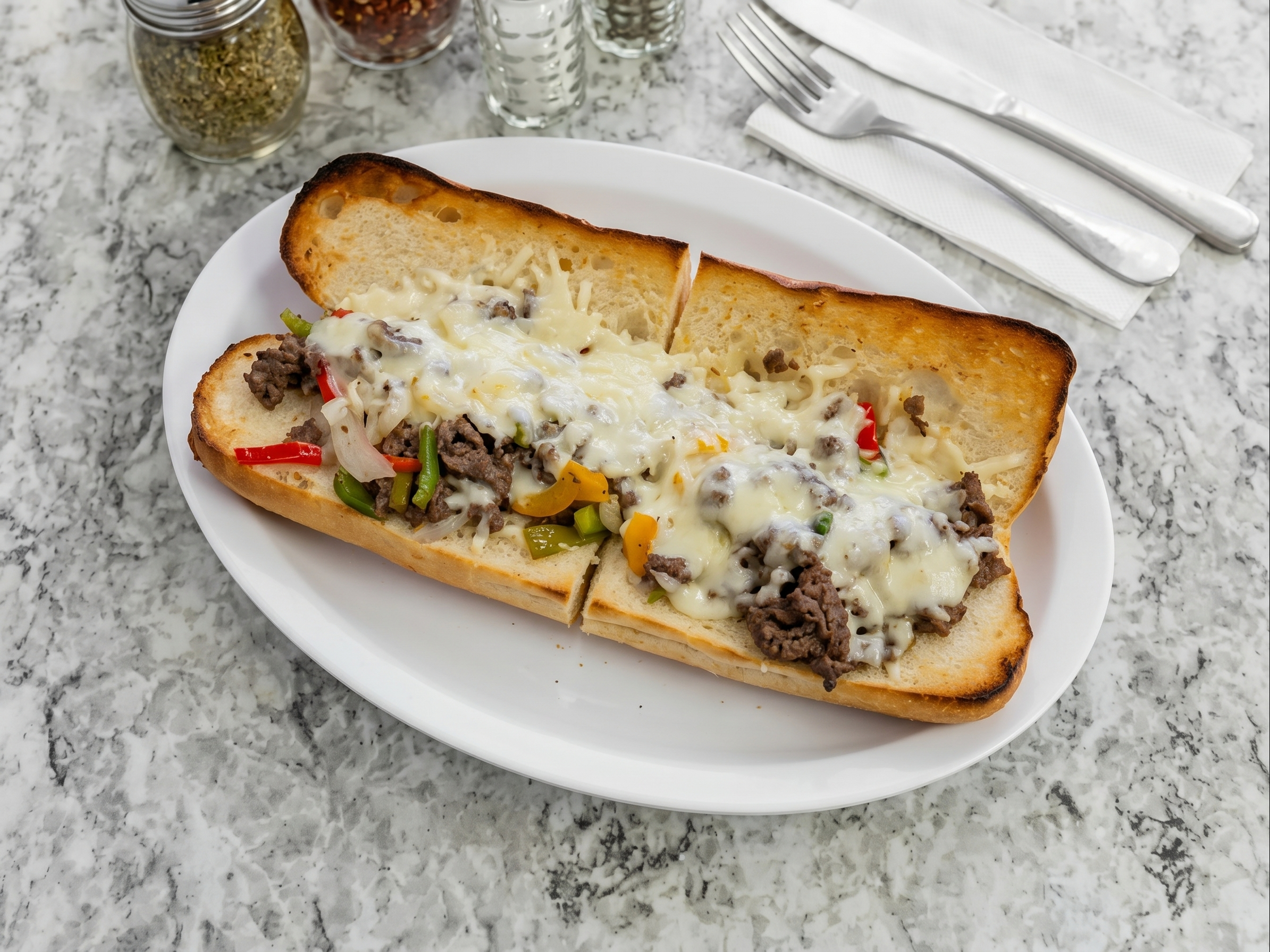 Philly Cheesesteak Hero (Whole).