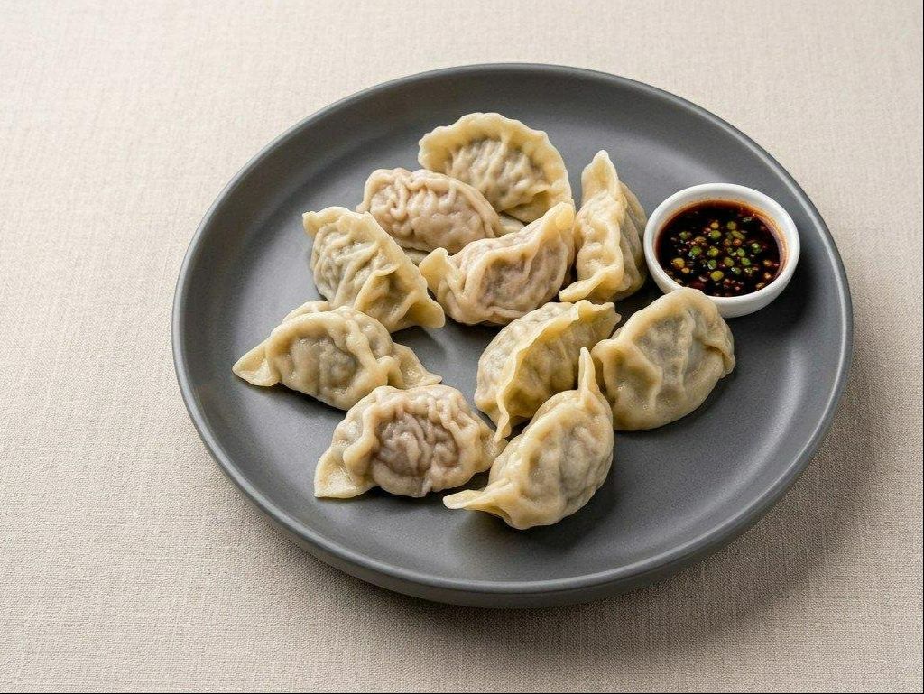 Pork & Shrimp Dumplings.