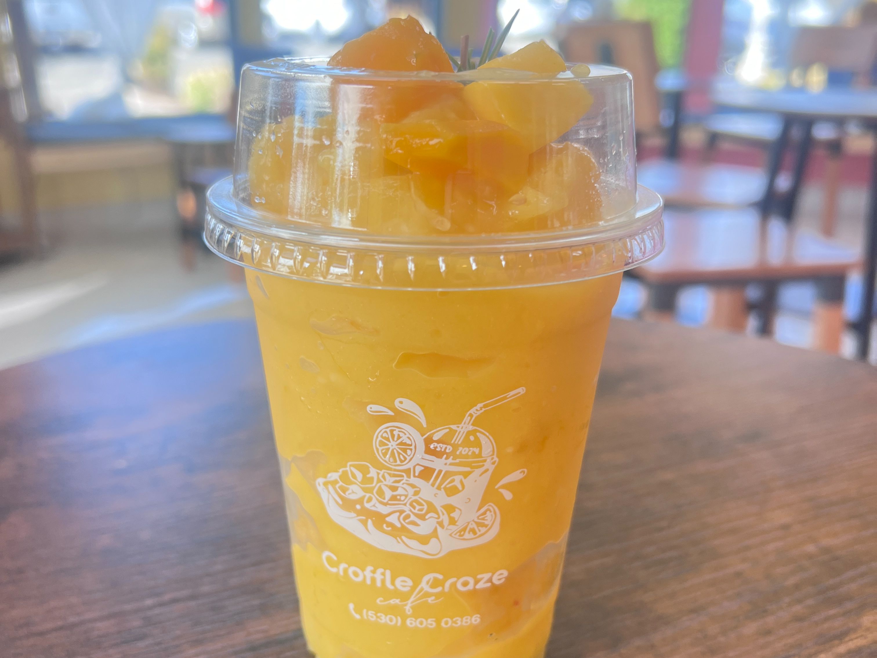 Mango Smoothie.