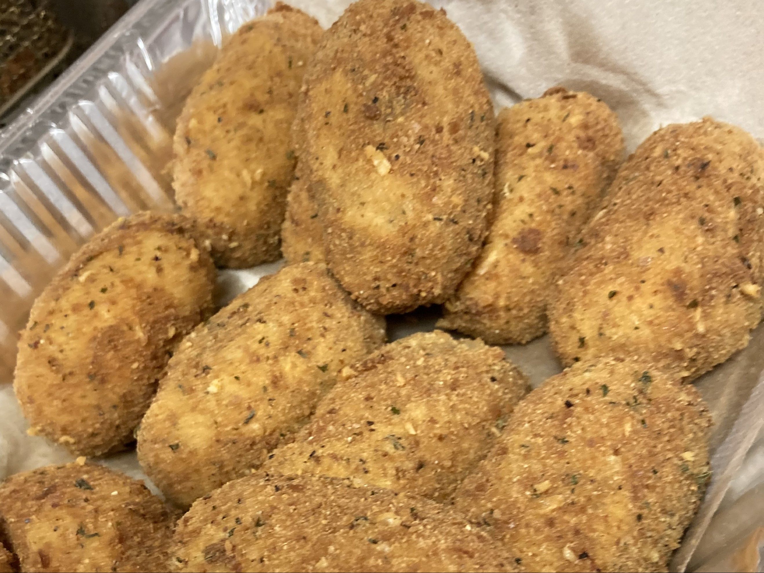 Potato Croquettes Tray.