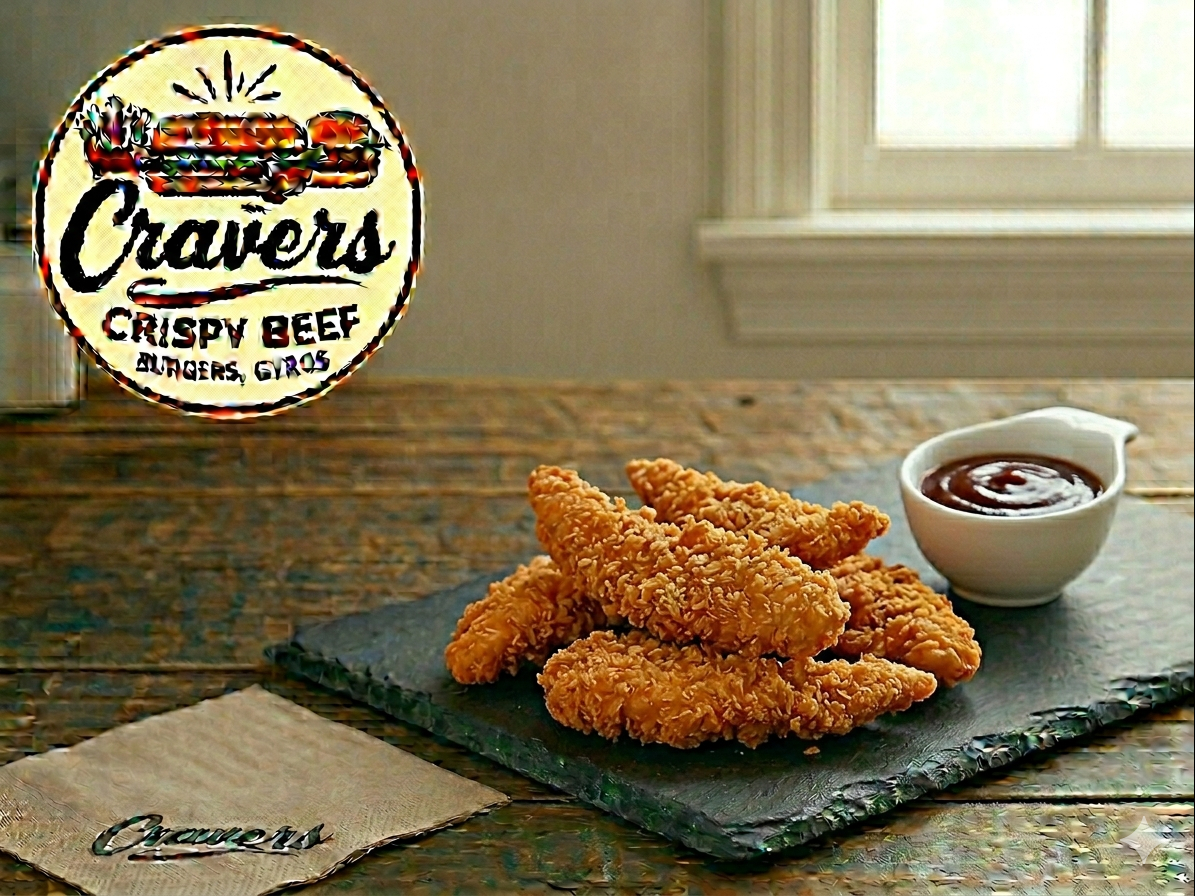 5pc CHICKEN TENDERS.