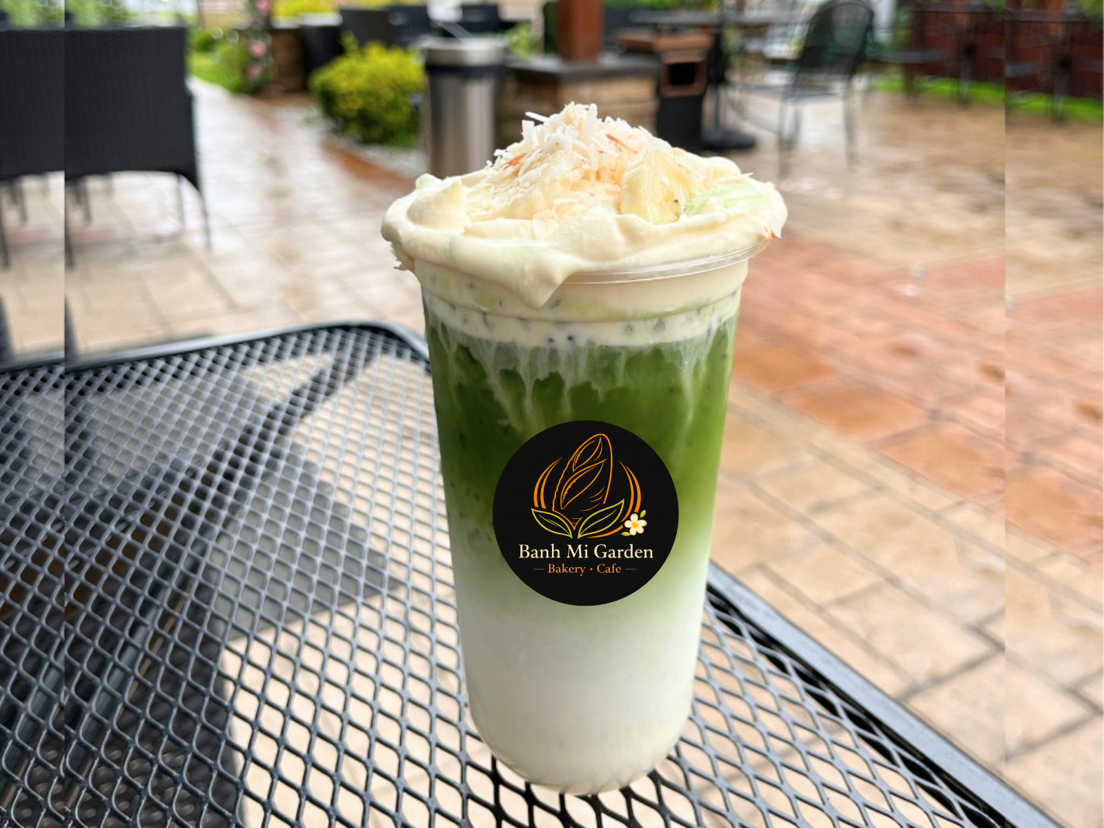 Banana Matcha Latte.