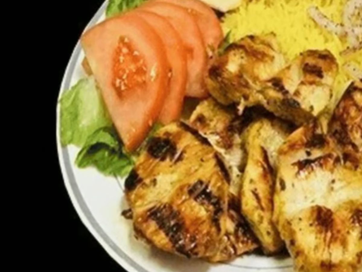 #17 Chk Souvlaki Plate.