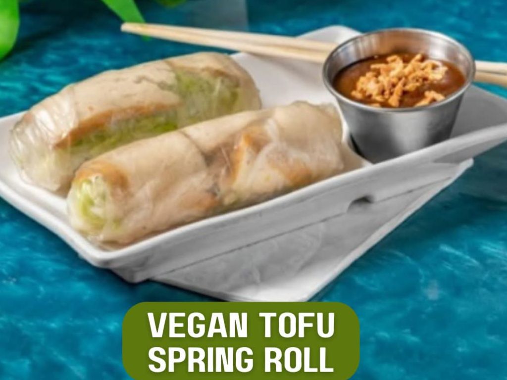 13. Fresh Tofu Spring Rolls