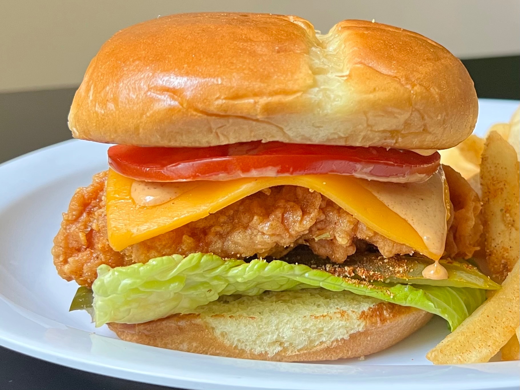 Cajun Asian Chicken Sandwich.