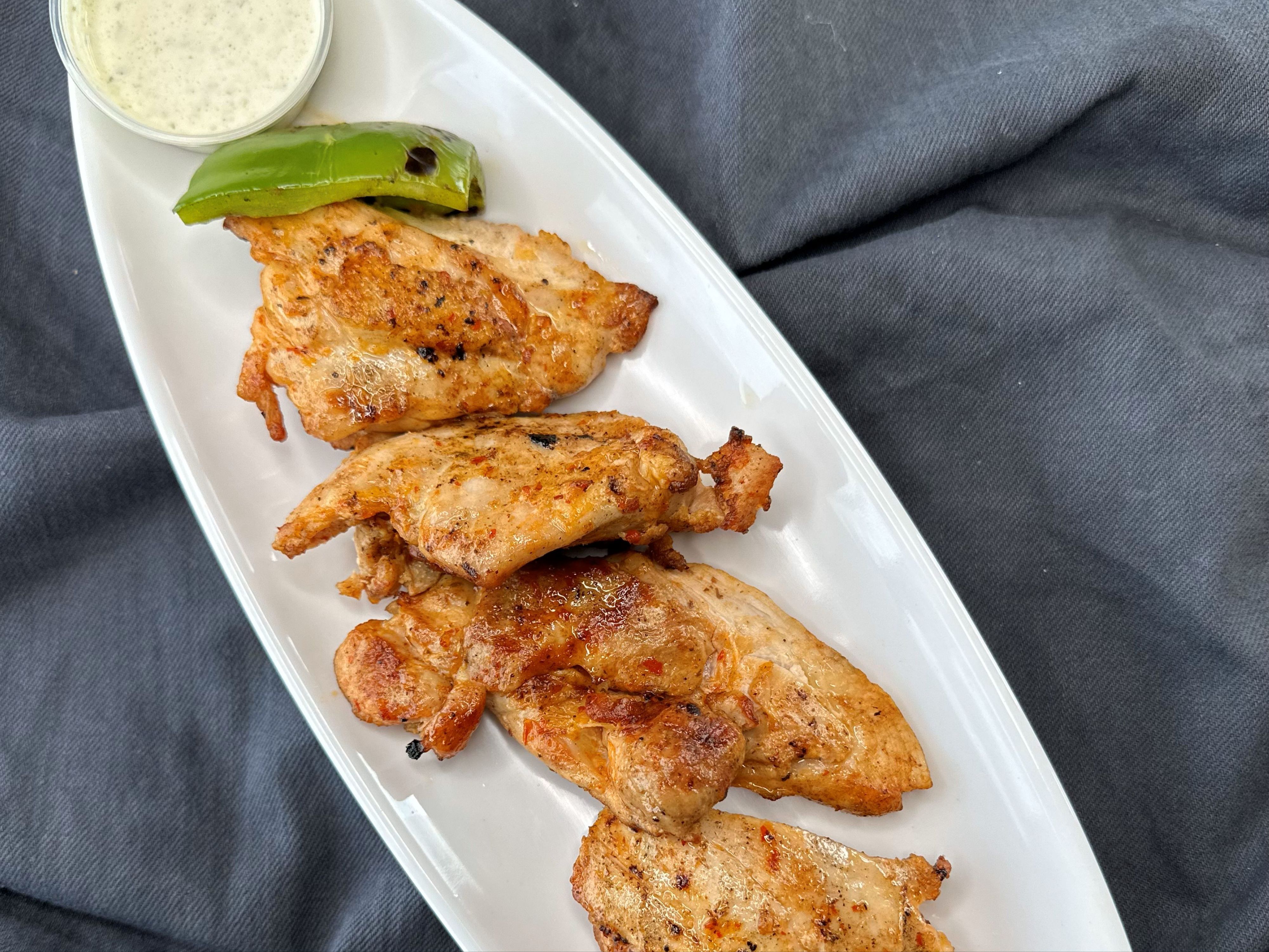 Side Chicken Chop Meat Only.