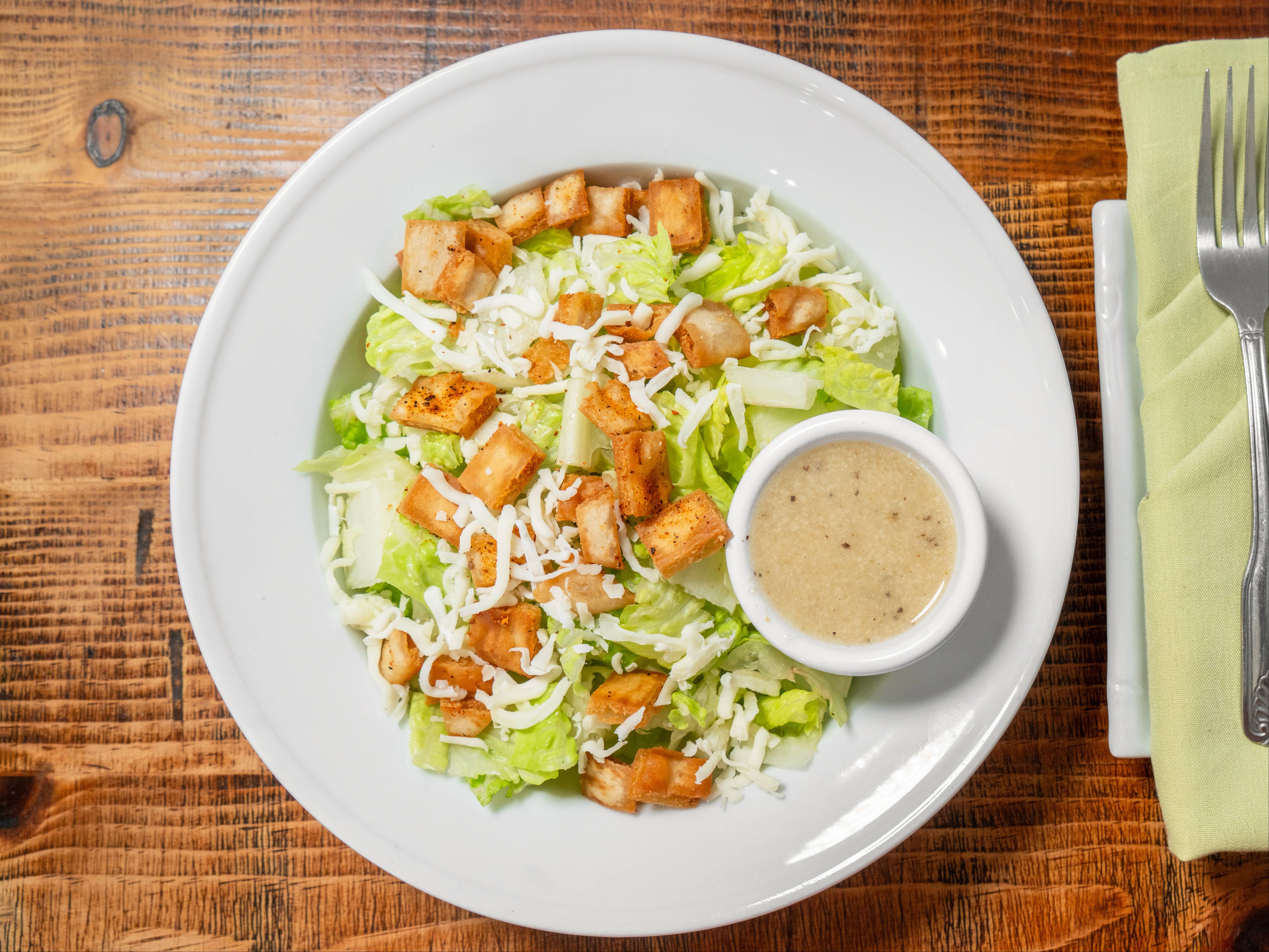 Small Caesar Salad.