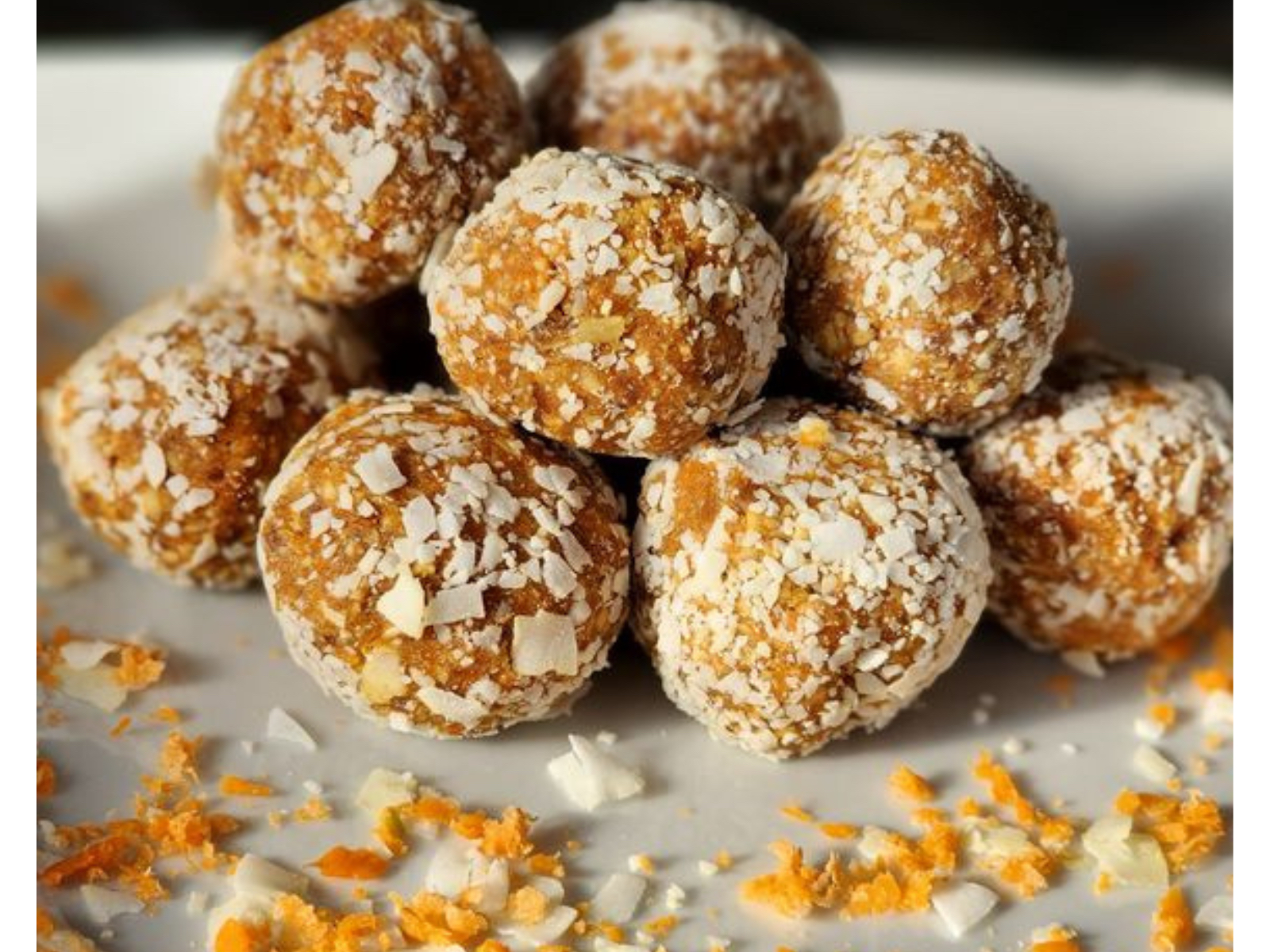 Carrot Cake Energy Balls.
