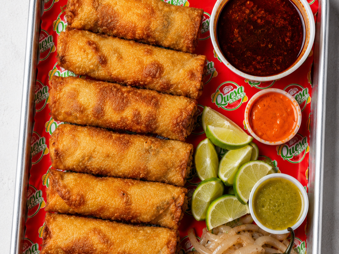 Birria Egg Rolls (10 ct).