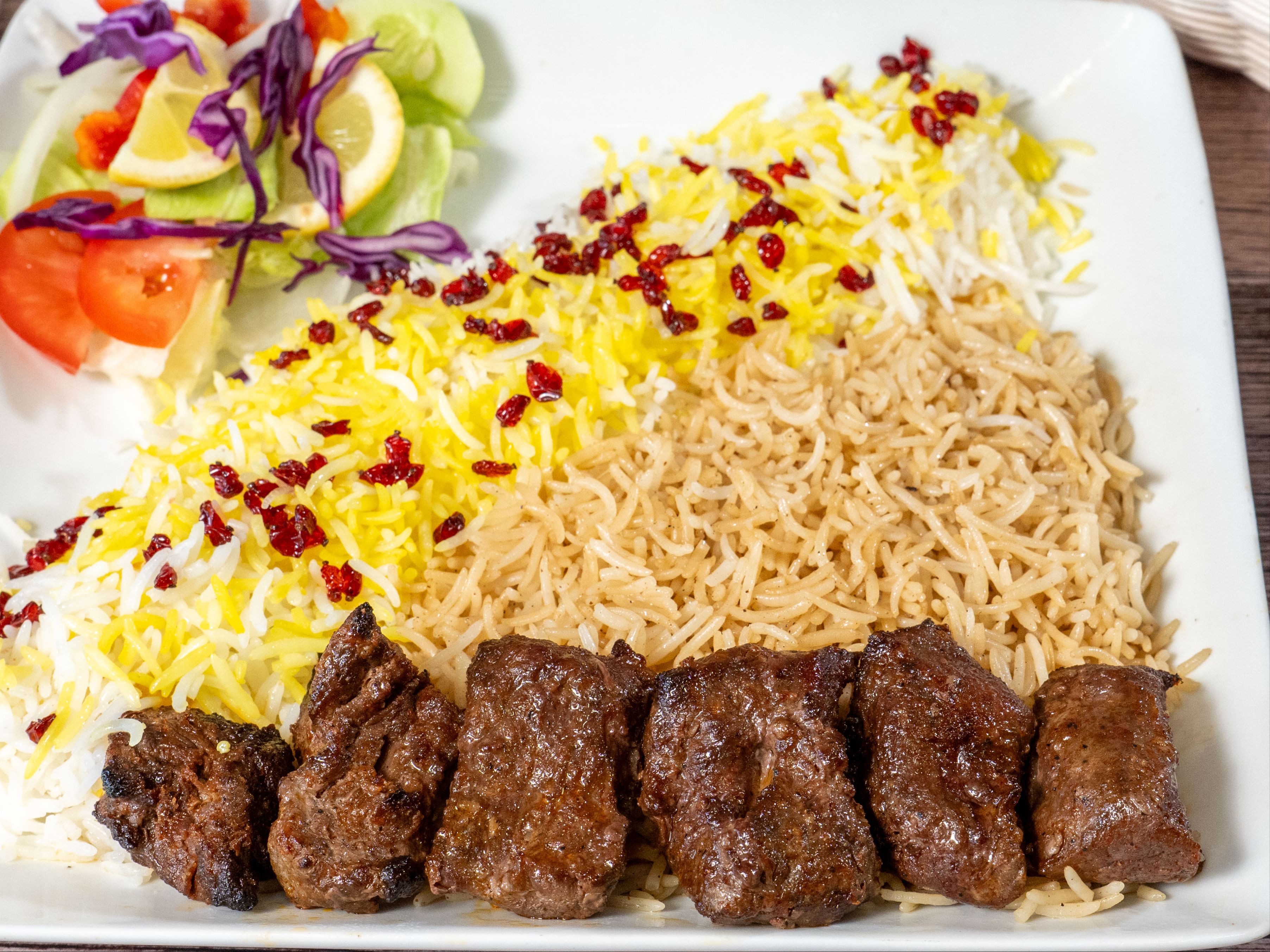 Beef Tika Platter.