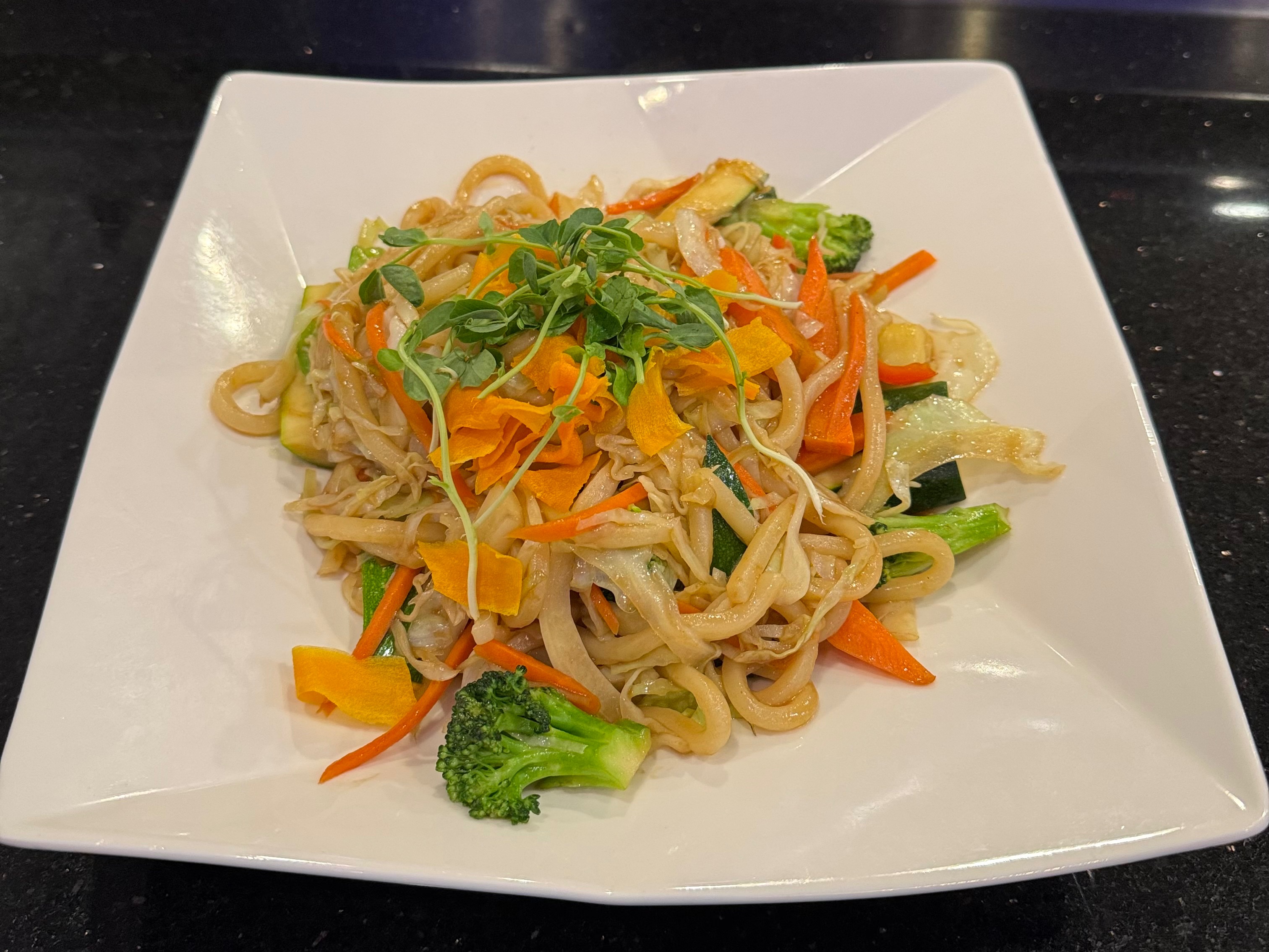 Veggie Udon Noodles.