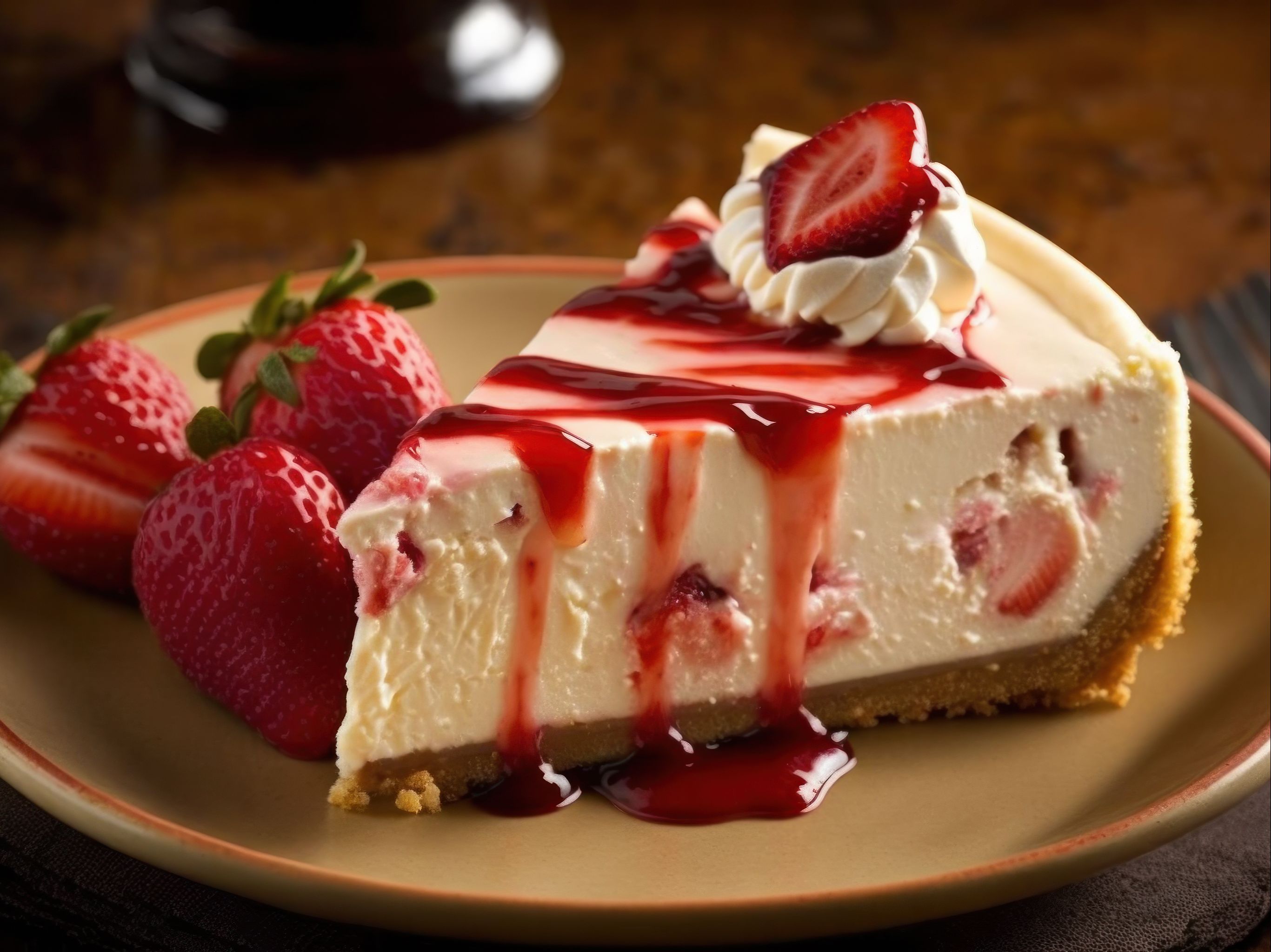 Strawberry Cheese Cake.