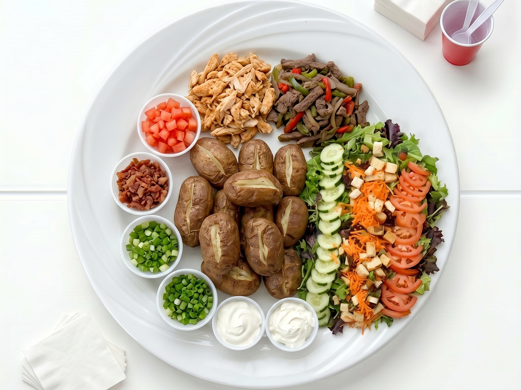 Build Your Own Potato Bar.