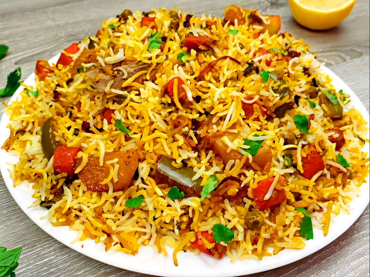 Gongura Veg Biryani Family Pack.