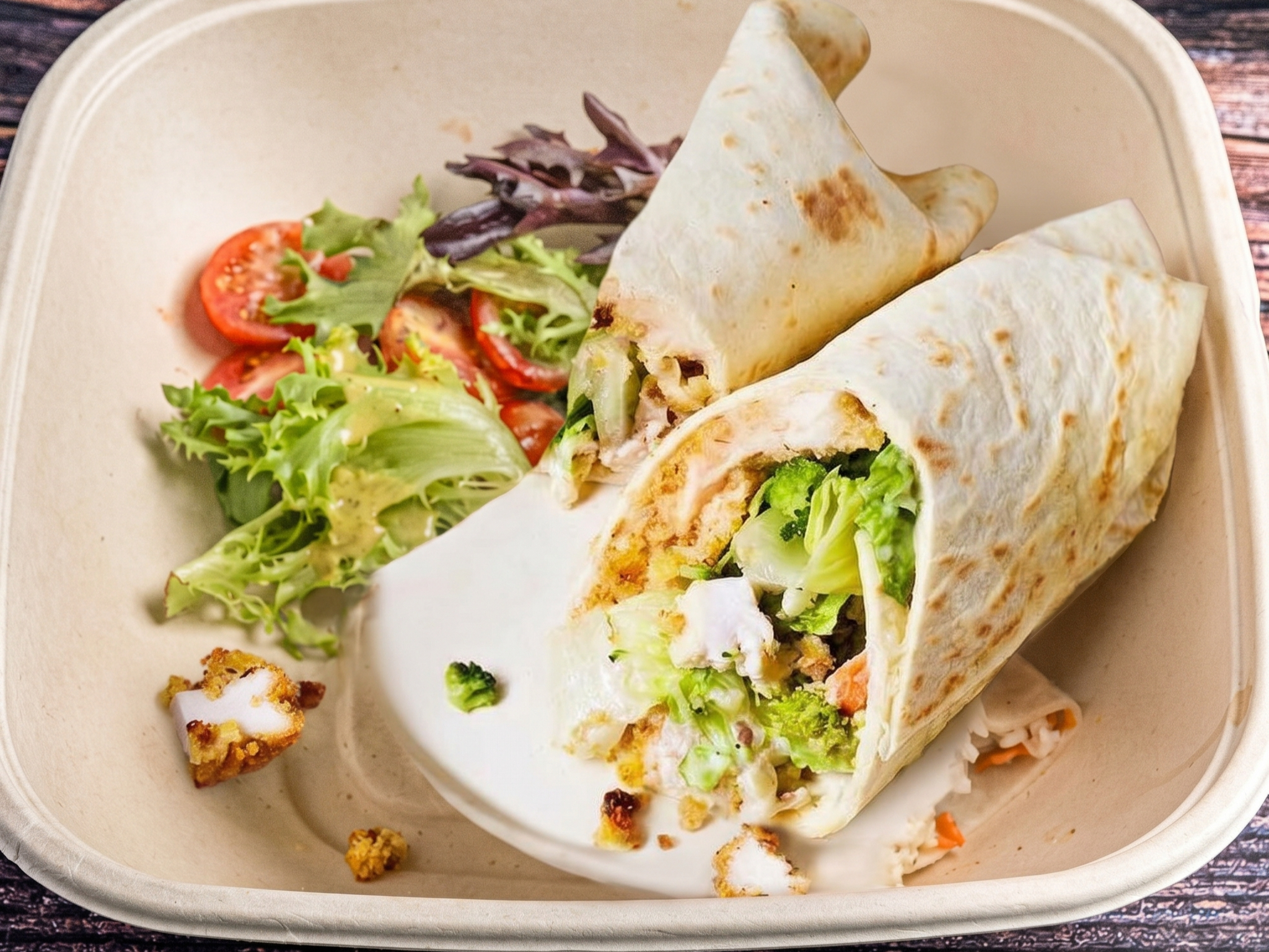 Chicken Caesar Wrap.