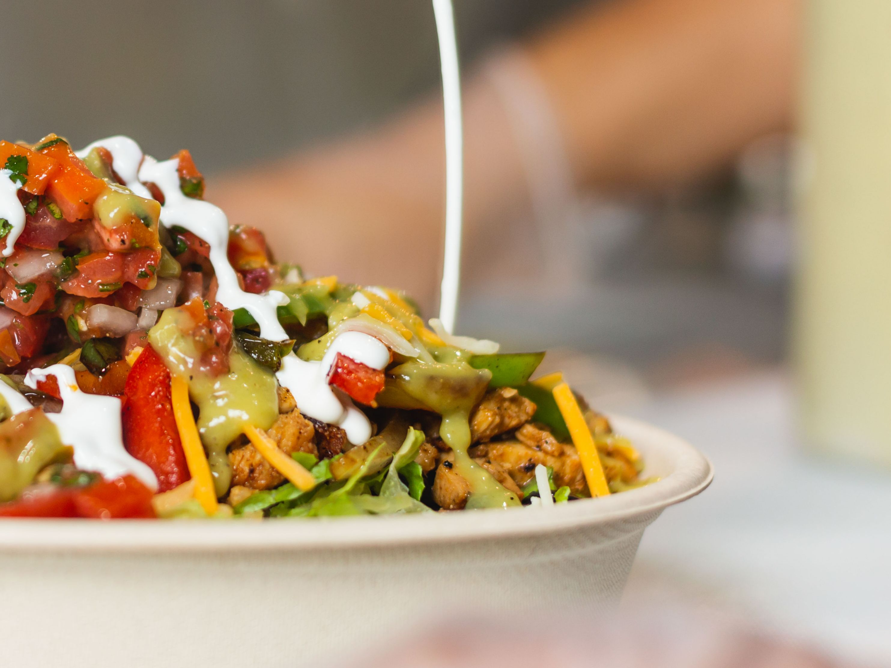 Fish Fajita Bowl.