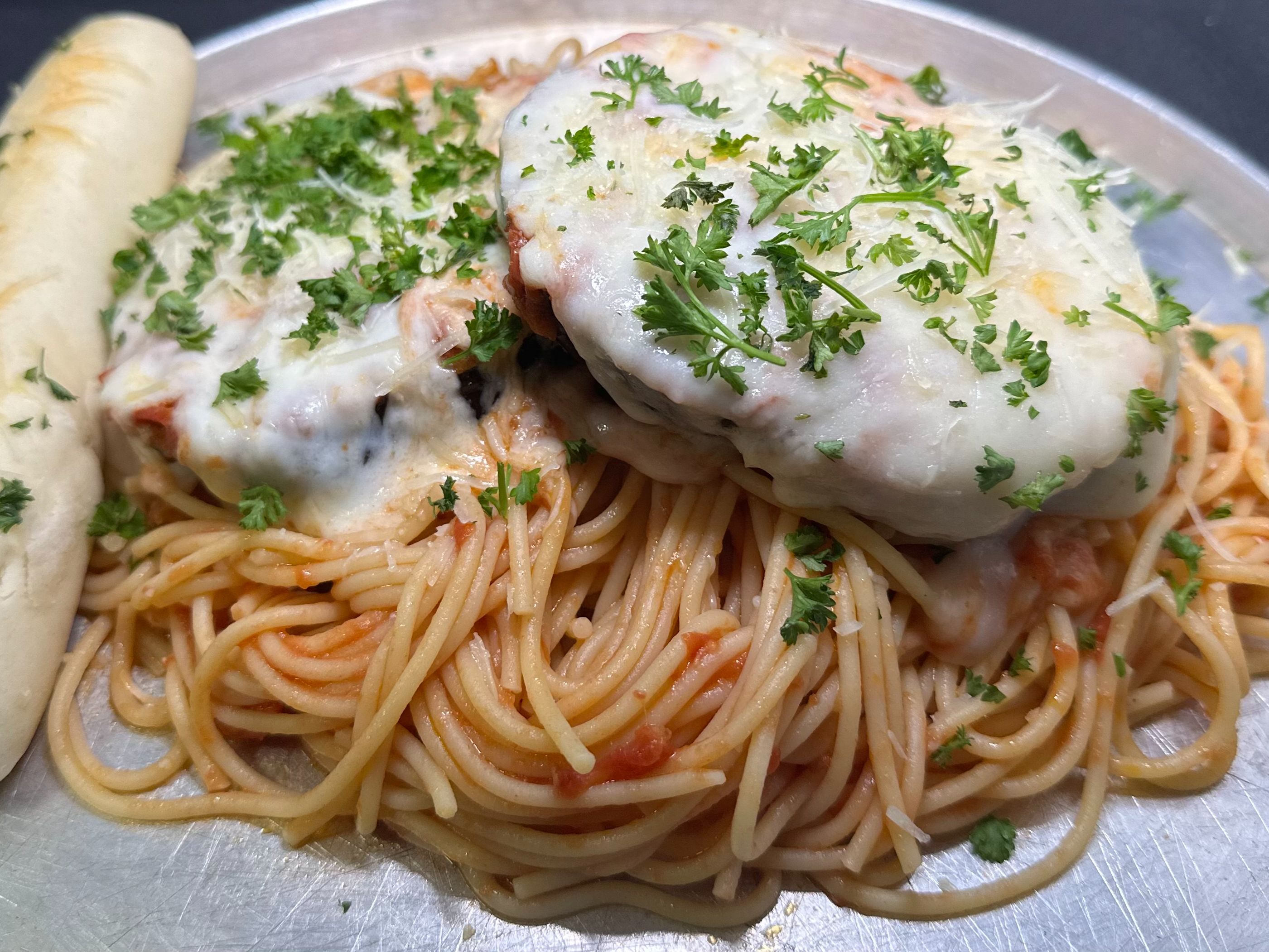 Eggplant Parmesan.