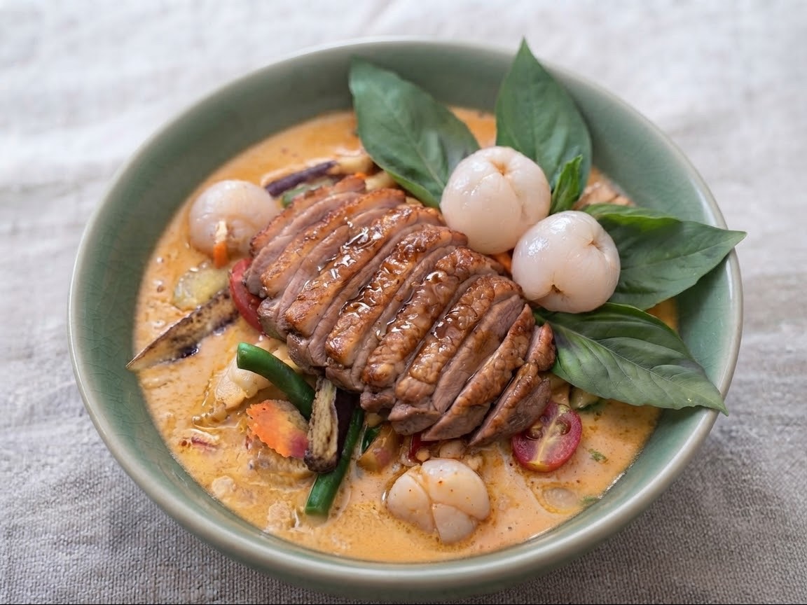 Lychee Duck Curry.