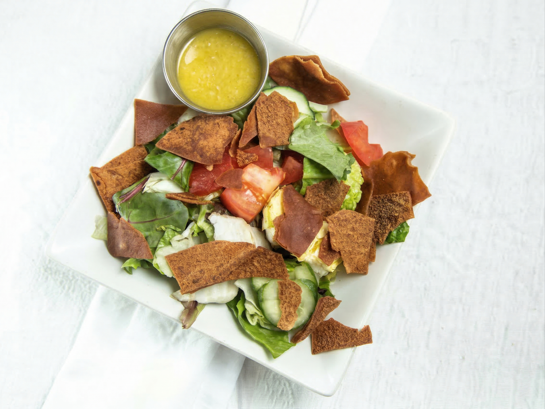 Small Fattoush Salad.