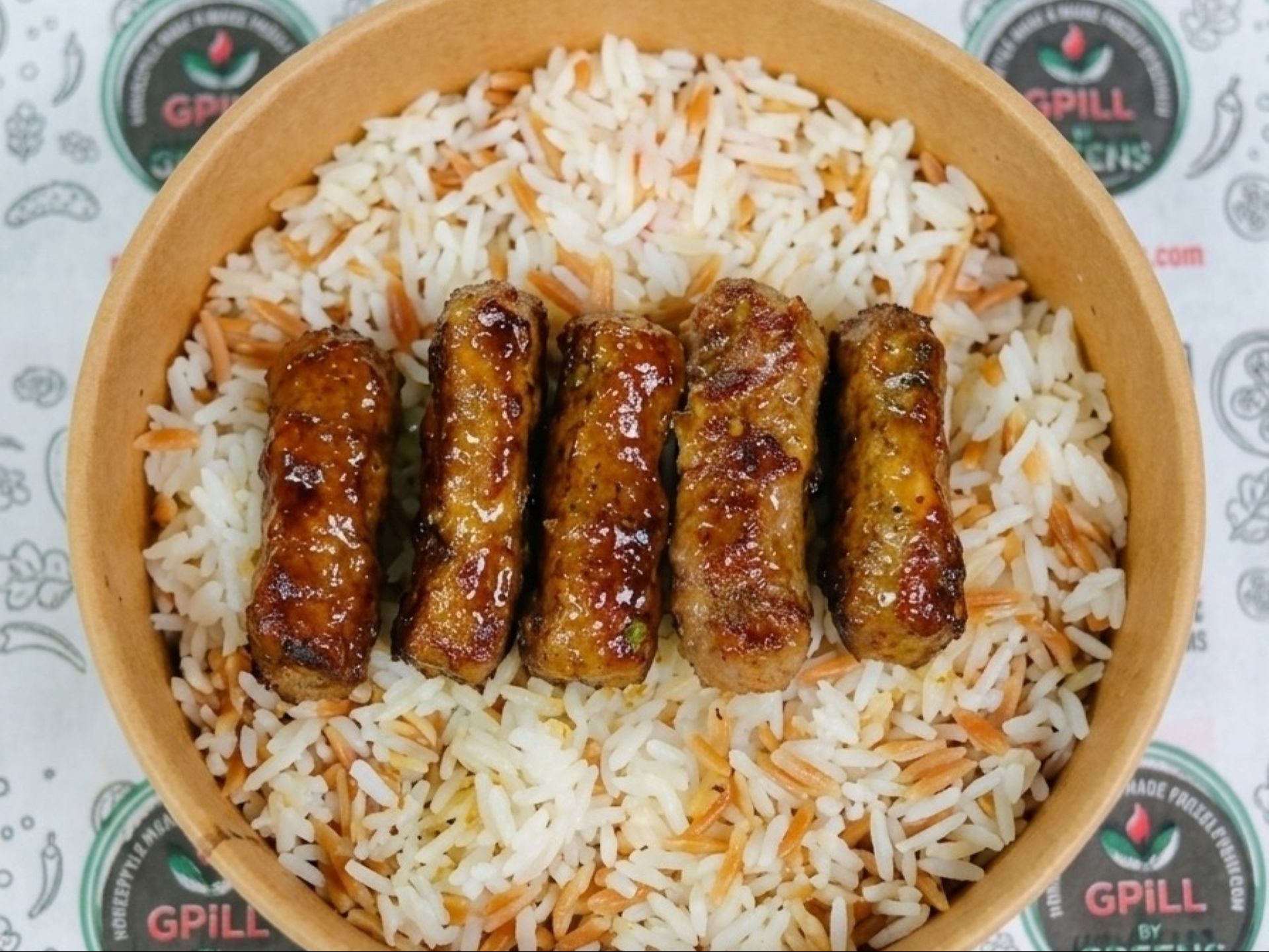 Kofte Plate With Rice Or House Salad(serve 5-7).
