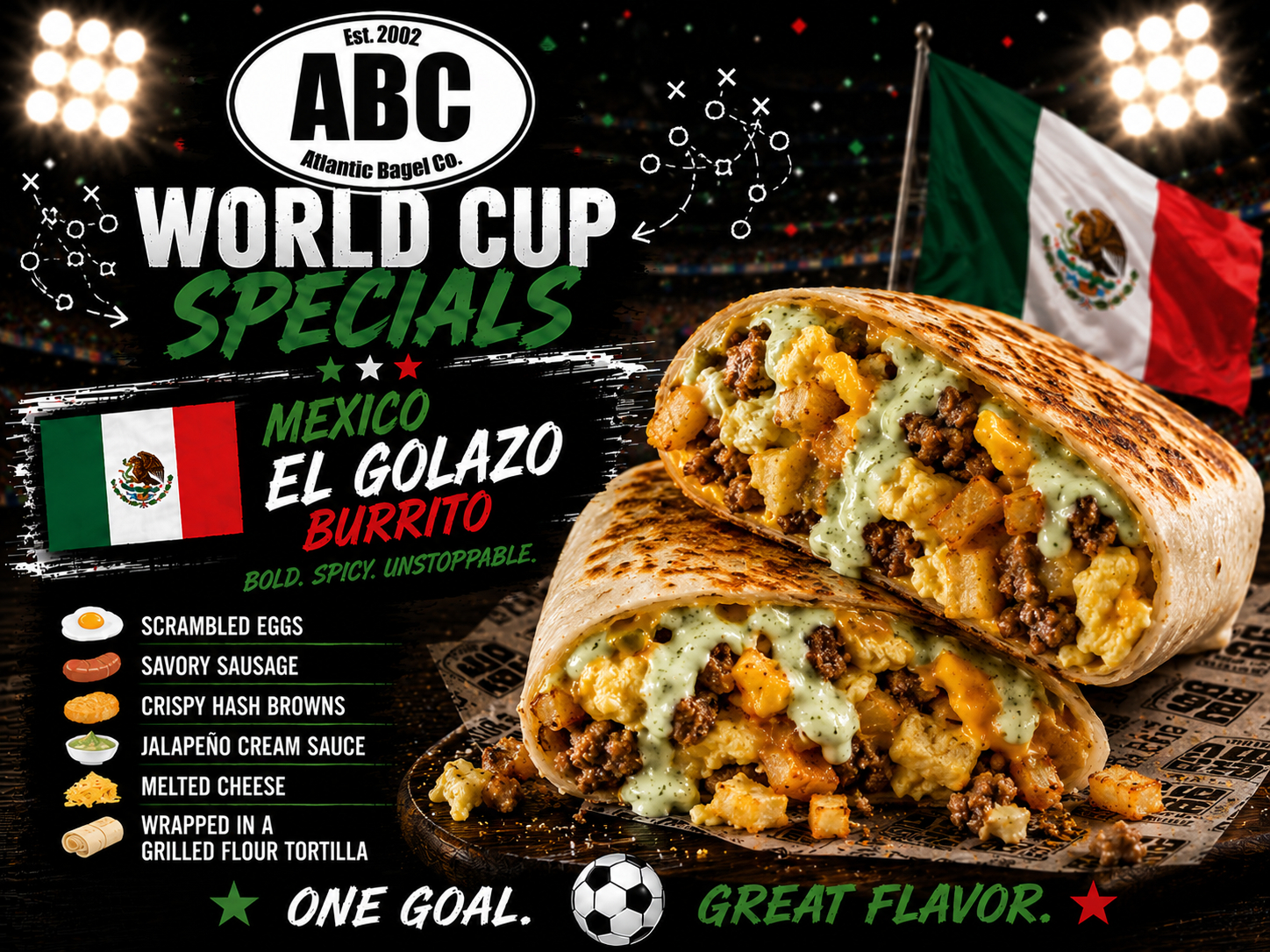 Mexico- El Golazo Borrito.