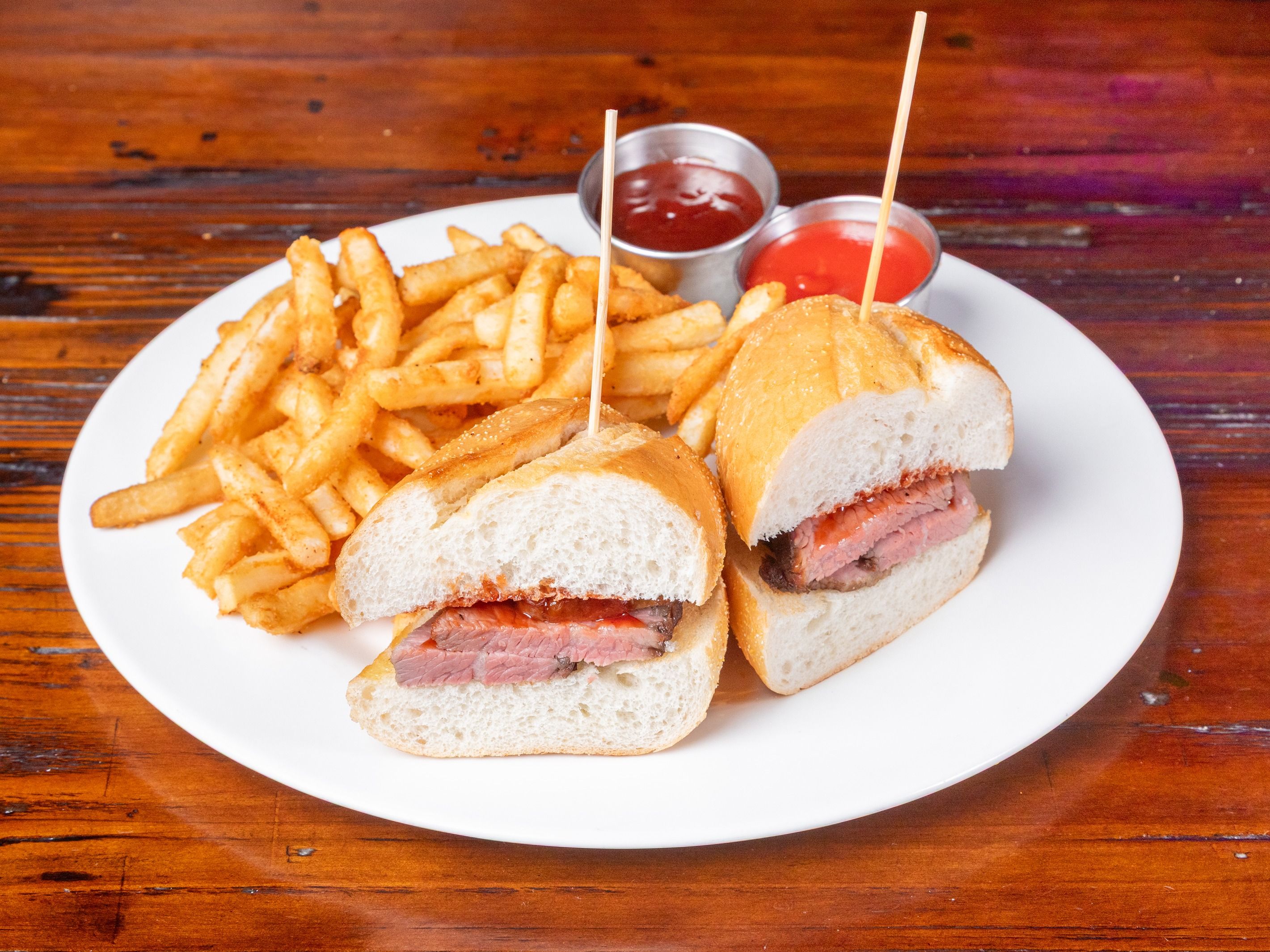 Tri-Tip Beef Sandwich.