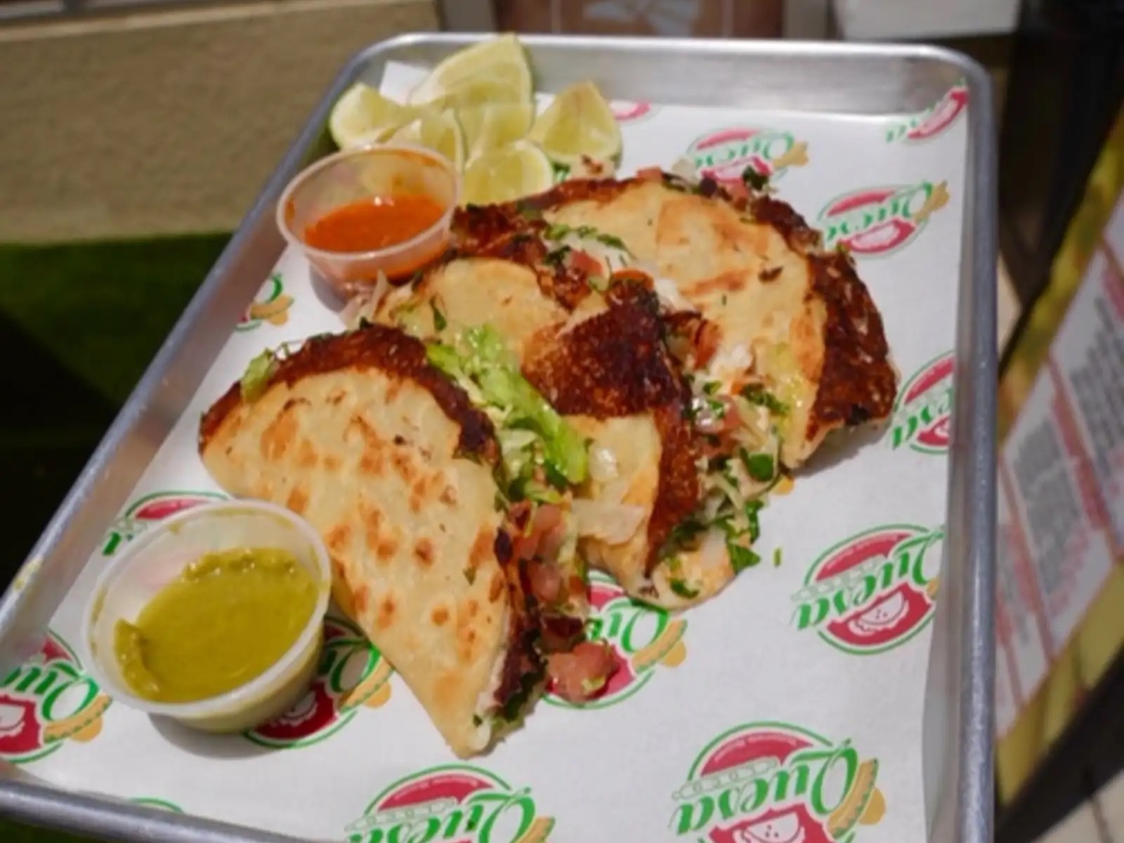 Veggie Quesa Taco.