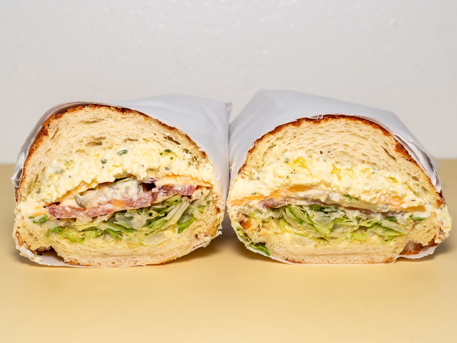 * hot Egg Salad.