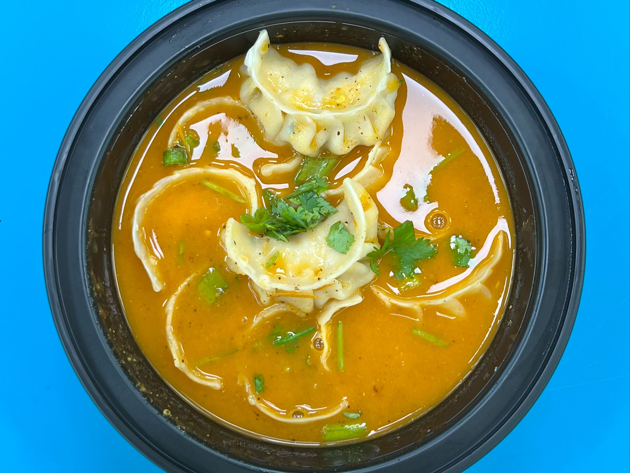 Jhol Momo (Soup).
