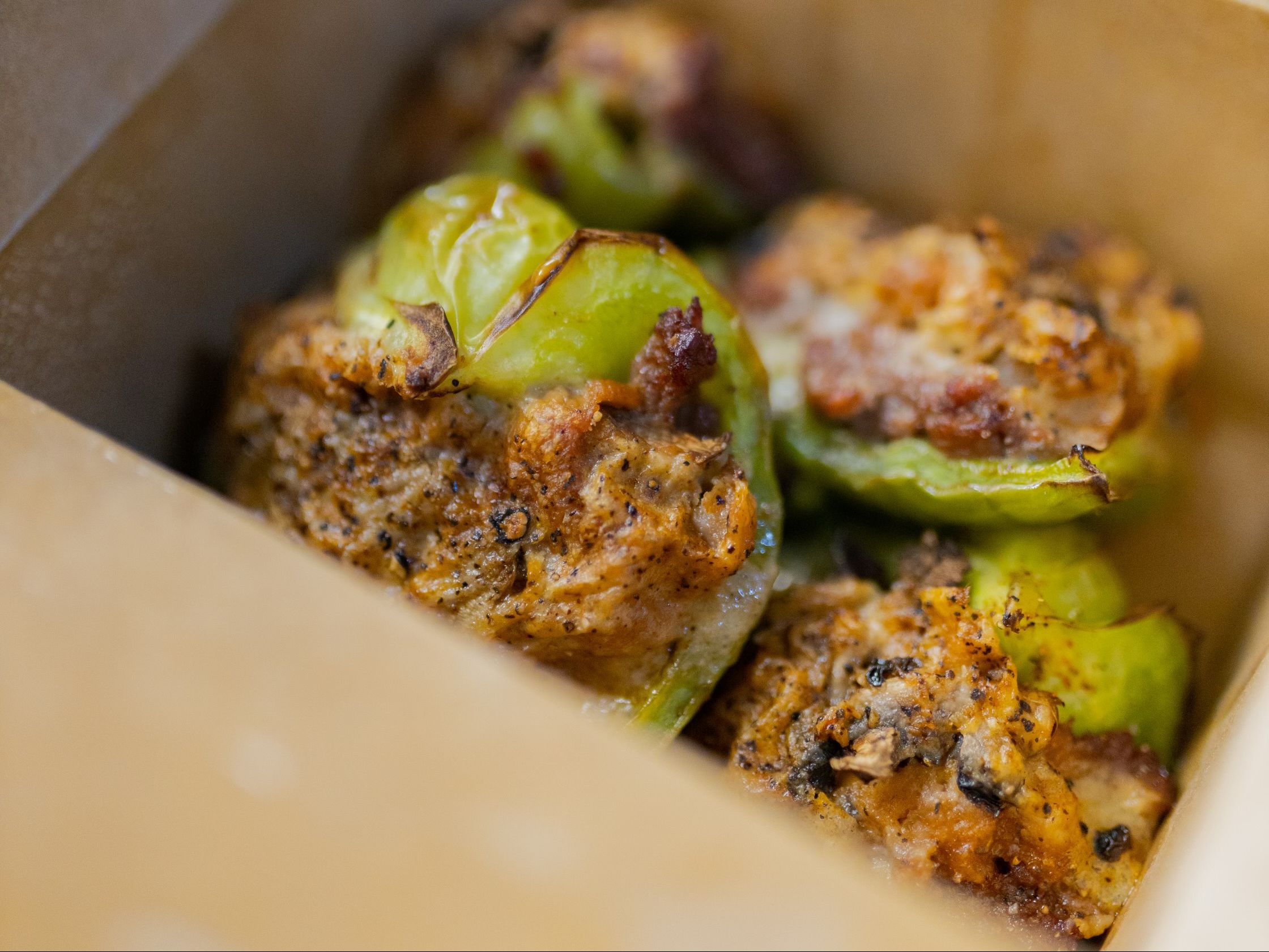 Mini Stuffed Bell Peppers Double Up.