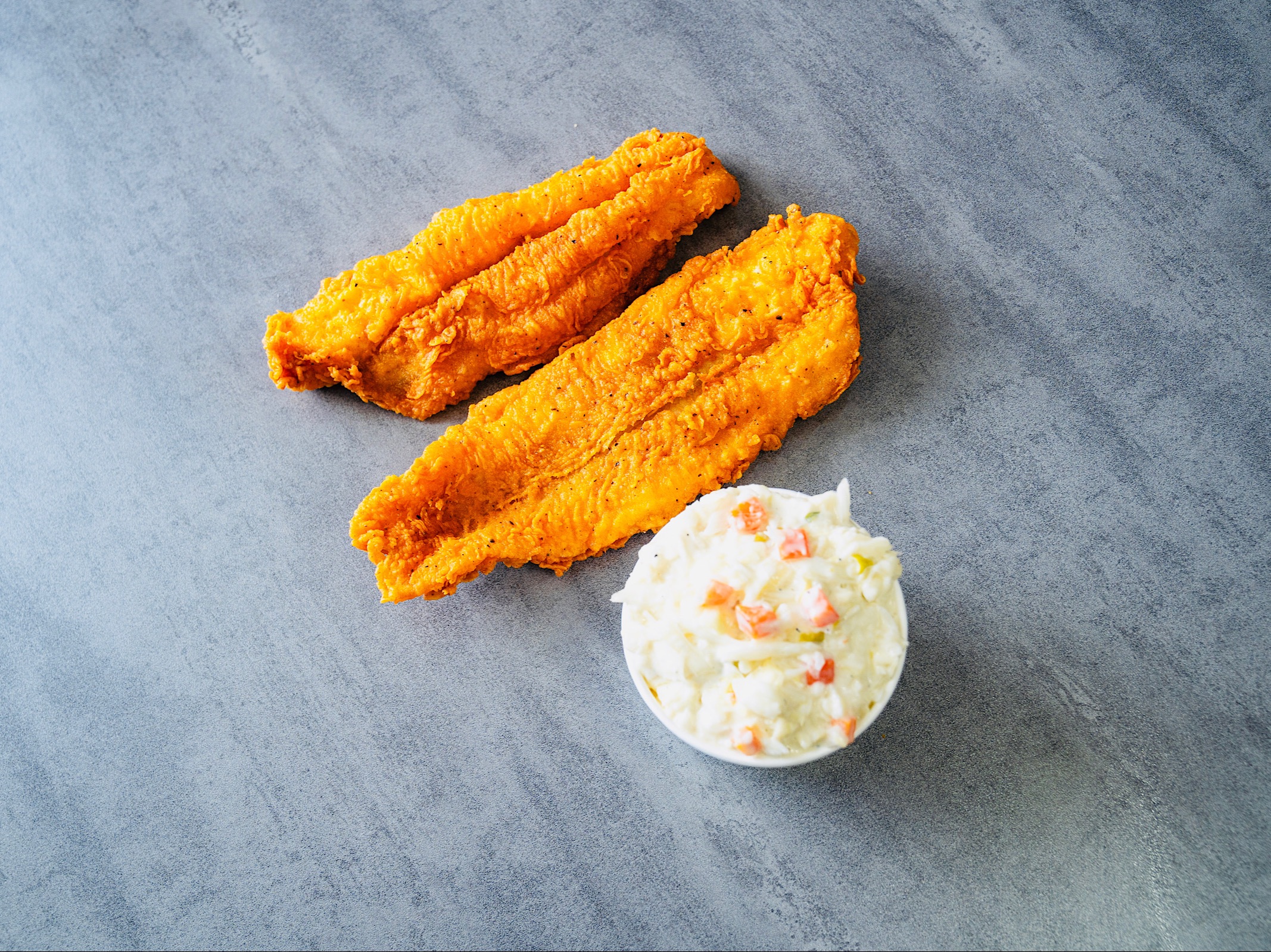 8 Catfish & 2 Sides.