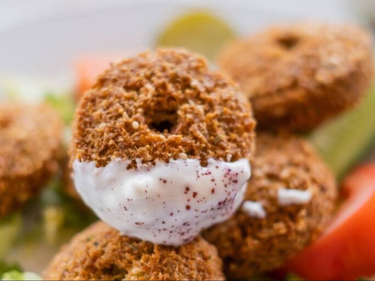 5 Pieces Of Falafel Vegan App.