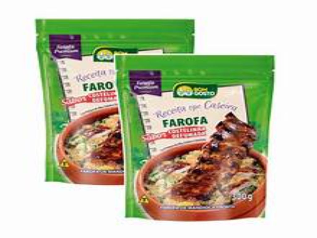 Bom Gosto Farofa Costelinha Defumada 300g.