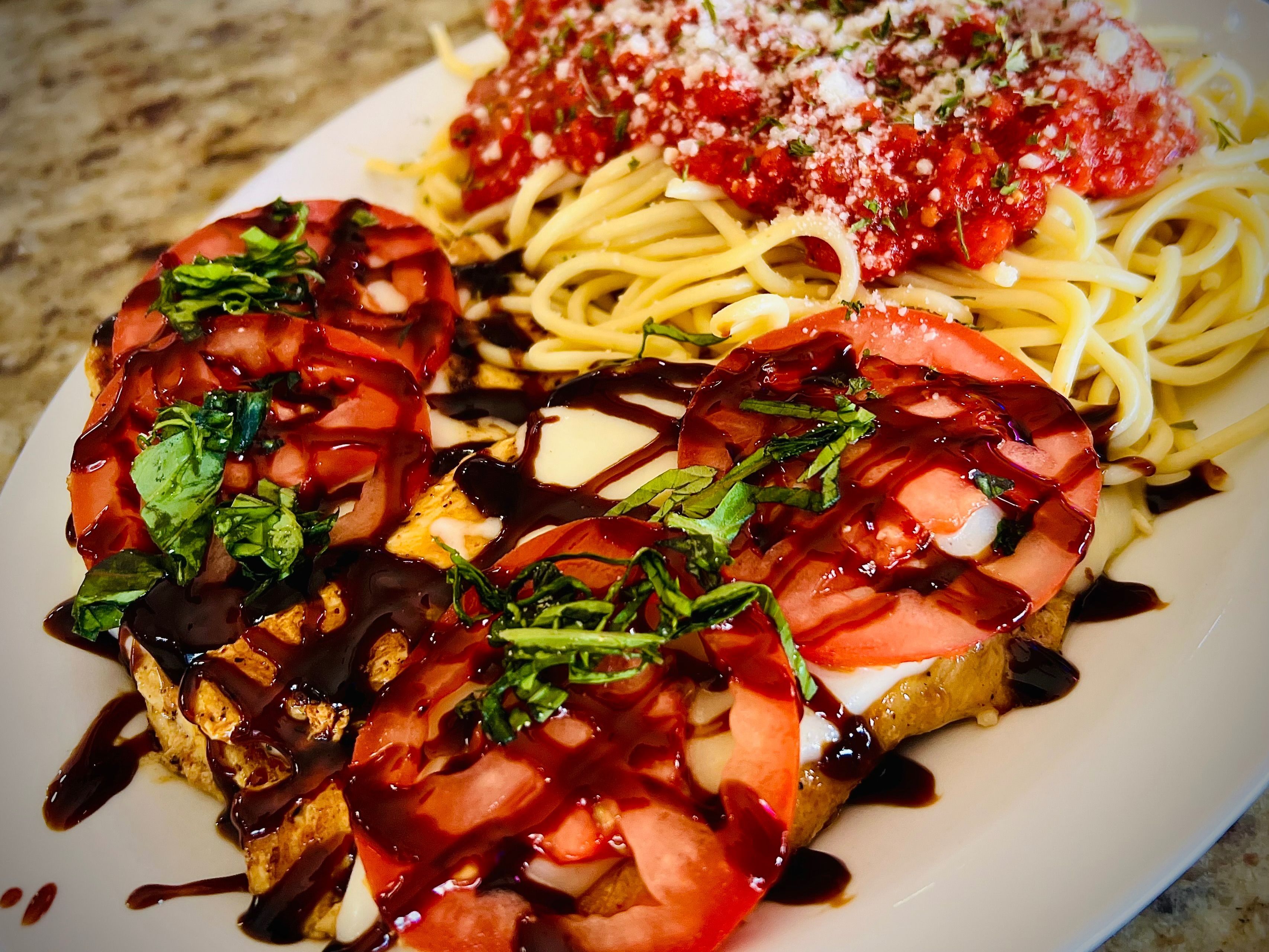 Caprese Chicken.