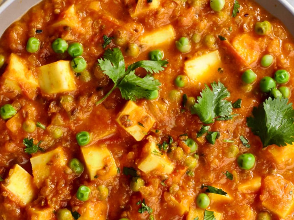 Matar Paneer.