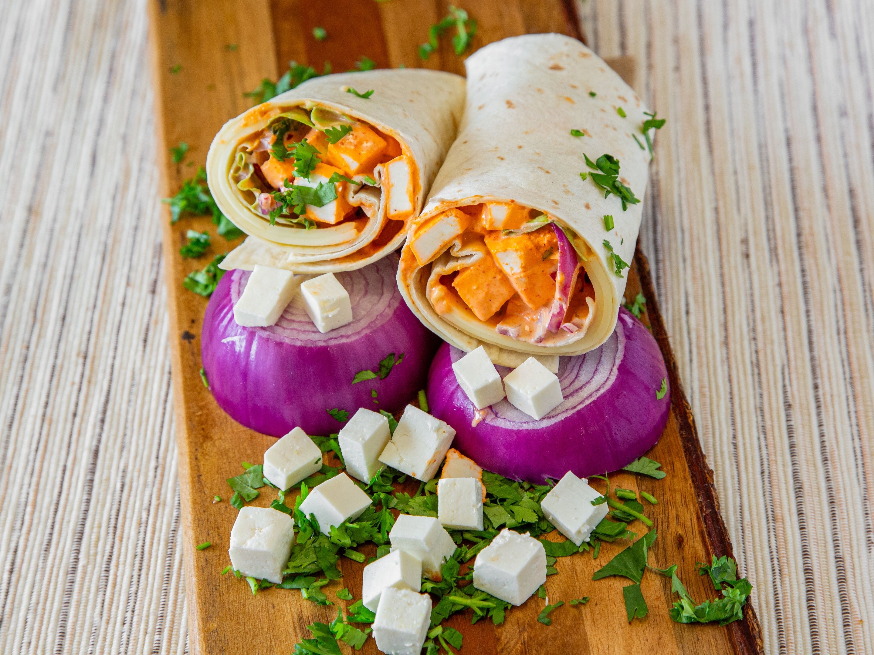 Tandoori Paneer Wrap.