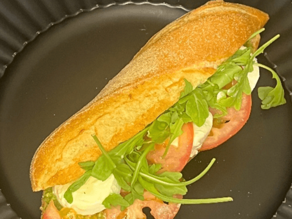Mozzarella sandwich.