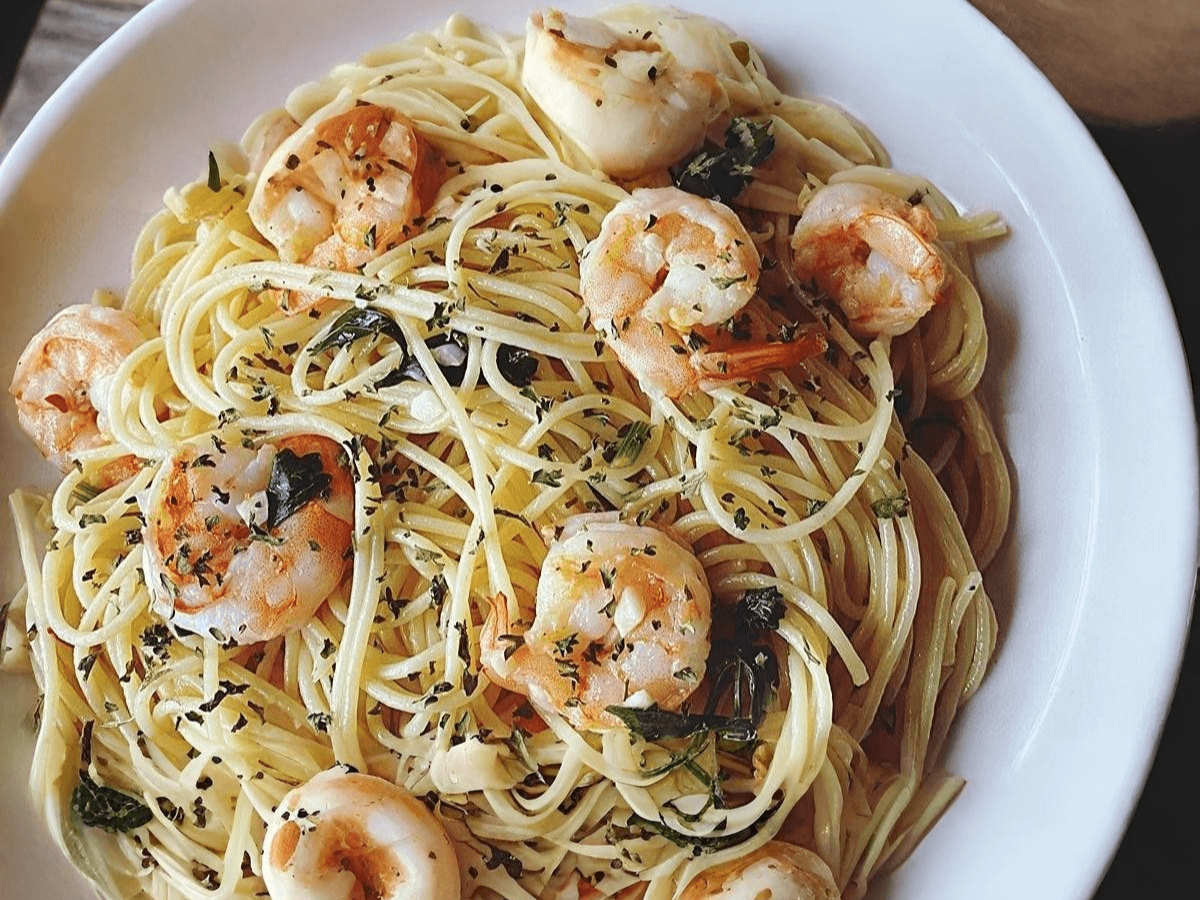 Shrimp Piccata Tray.