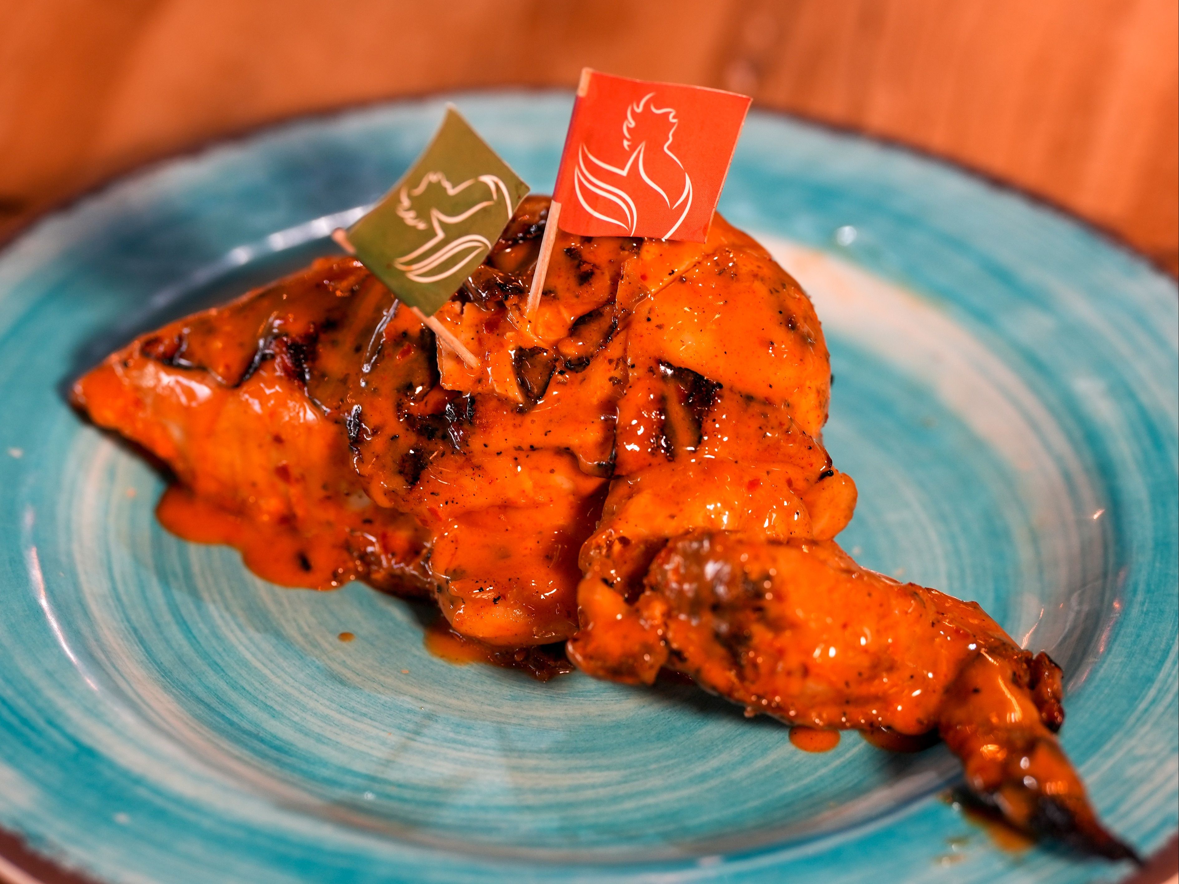 1/4 Chicken: Breast & Wing.